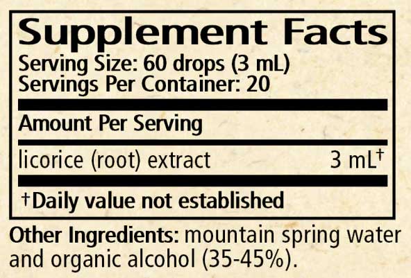 Wise Woman Herbals Licorice (Glycyrrhiza glabra) Ingredients