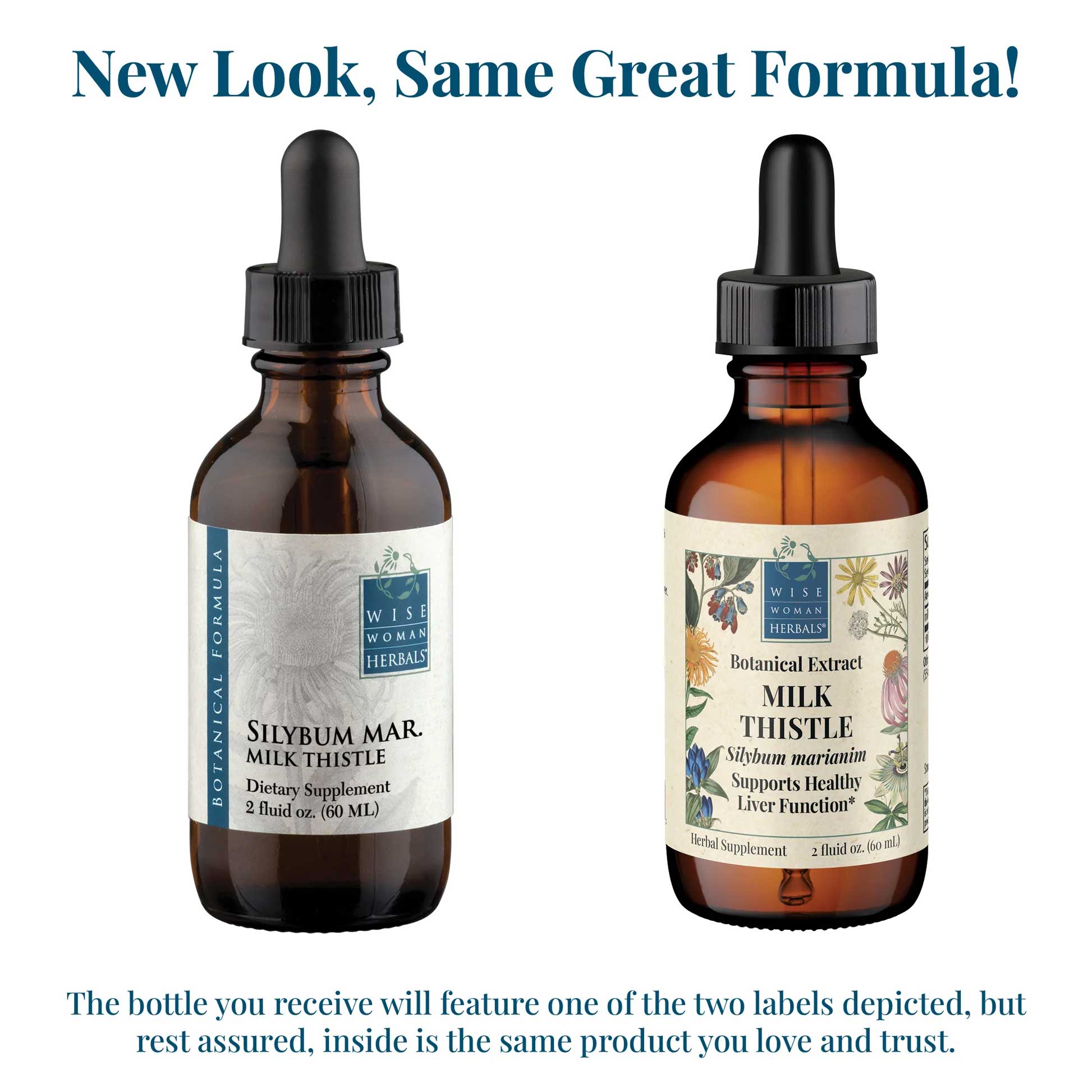 Wise Woman Herbals Milk Thistle (Silybum marianum) New Look