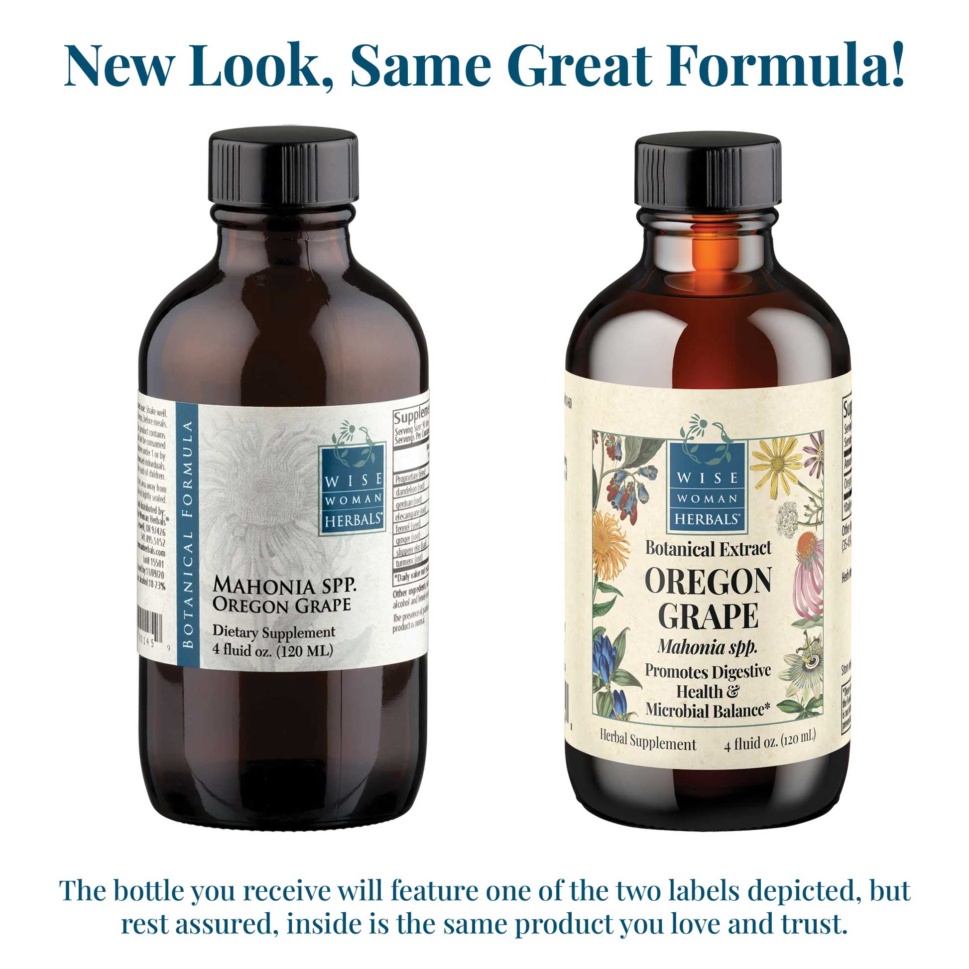 Wise Woman Herbals Oregon Grape (Mahonia Spp.) New Look