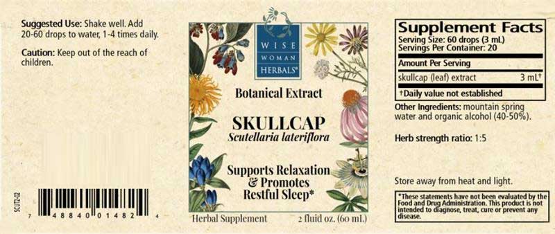 Wise Woman Herbals Skullcap (Scutellaria lateriflora)