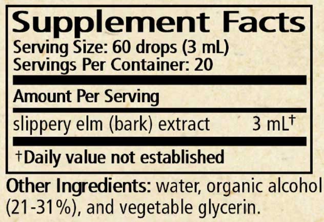 Wise Woman Herbals Slippery Elm (Ulmus spp.) Ingredients