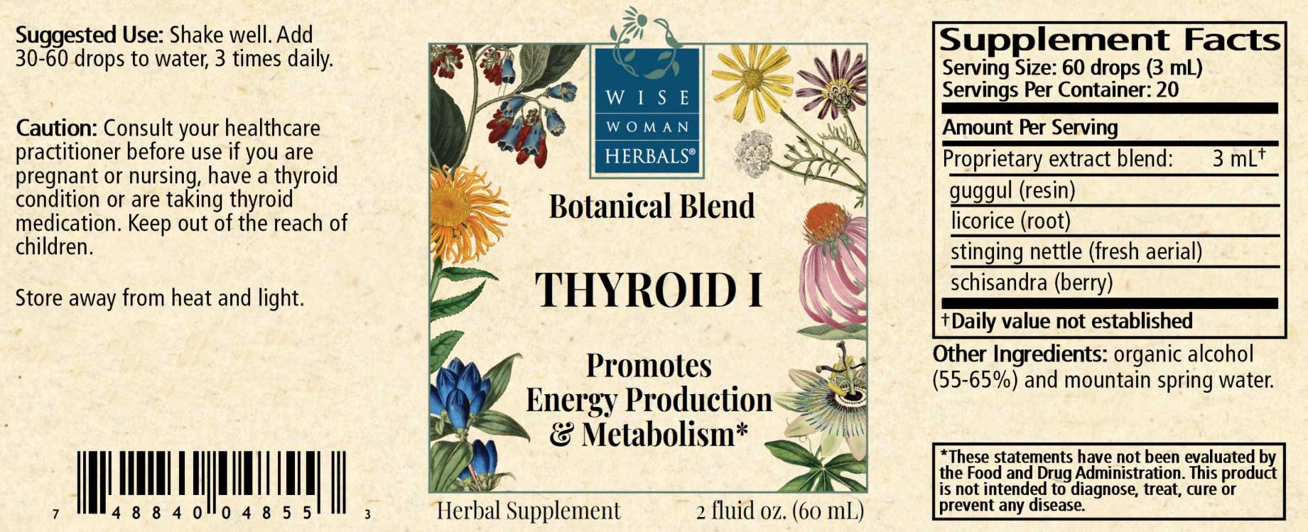 Wise Woman Herbals Thyroid I