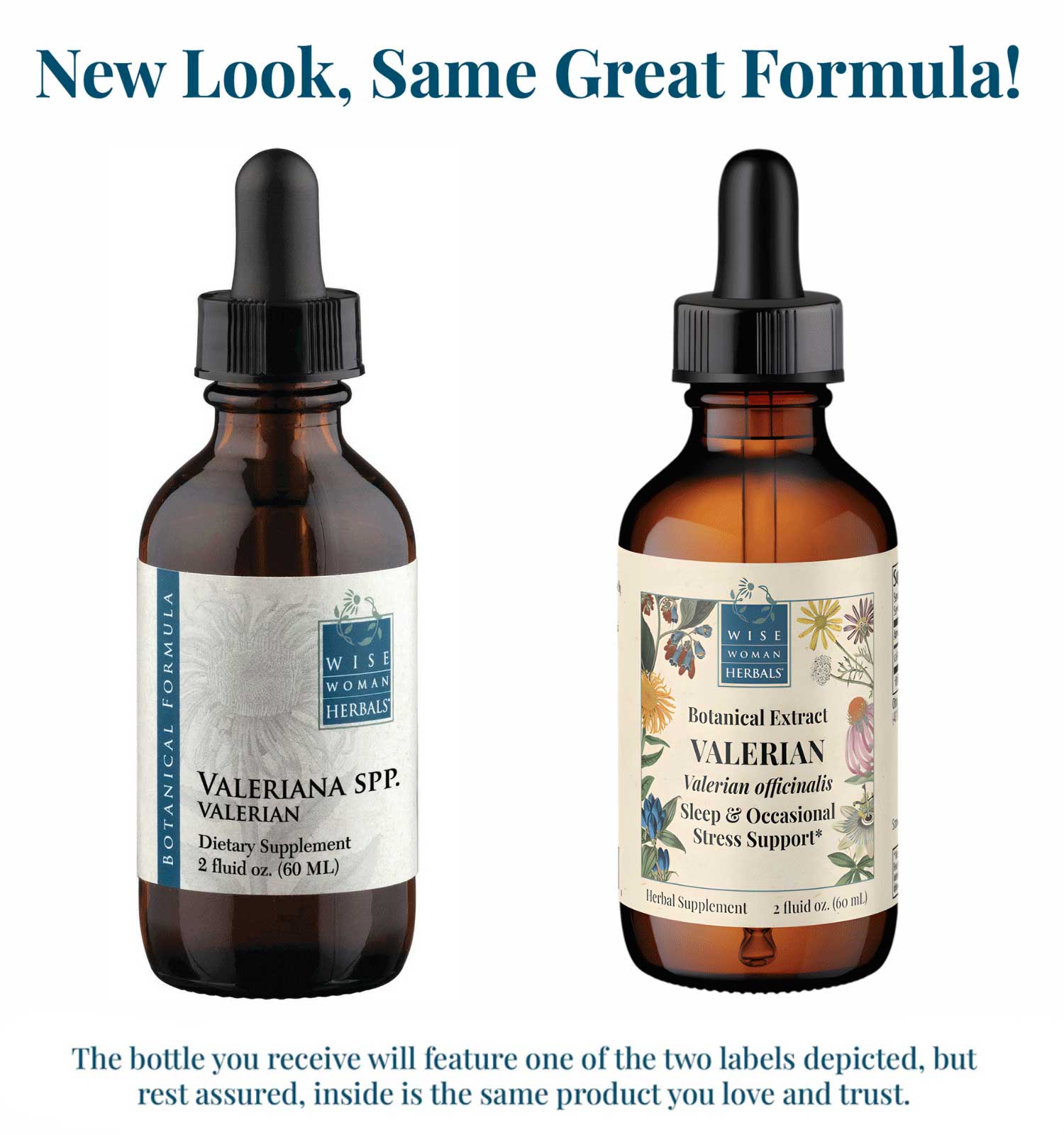 Wise Woman Herbals Valerian Valeriana Officinalis New Look