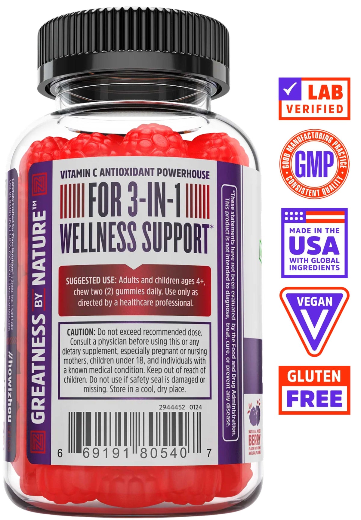 Zhou Nutrition Elder-Mune Back