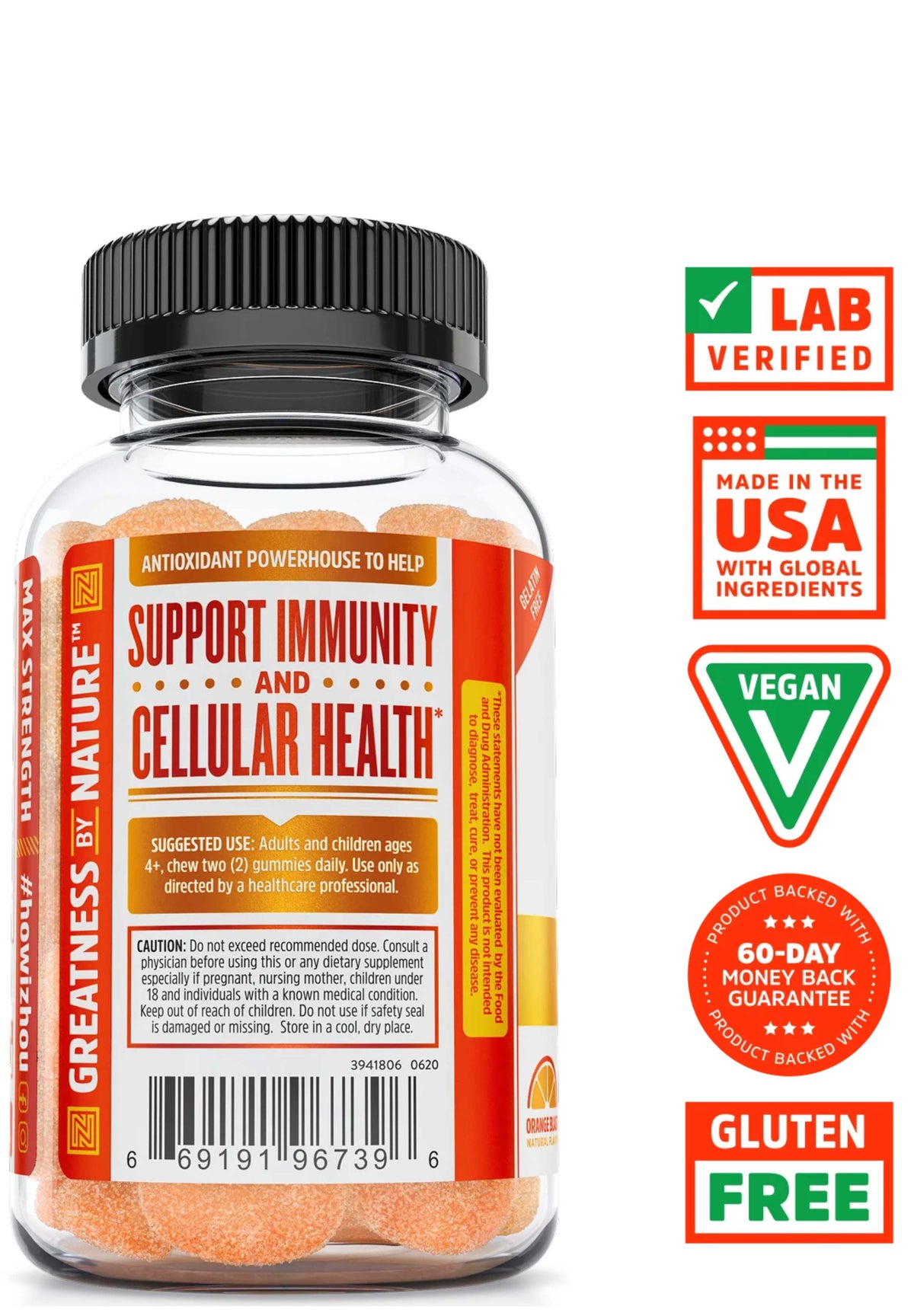 Zhou Nutrition Vitamin C+ Back