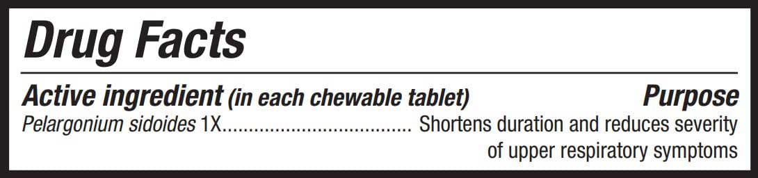 Nature's Way Umcka ColdCare Chewable (Mint-Menthol)