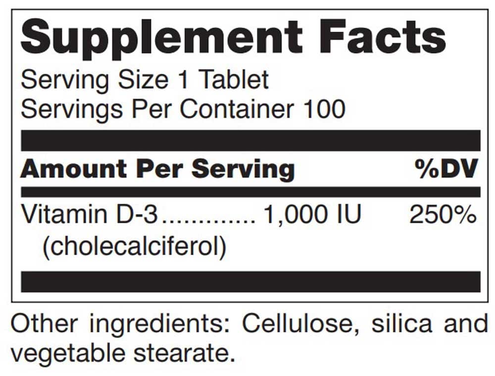 Douglas Laboratories Vitamin D (1,000 I.U.)