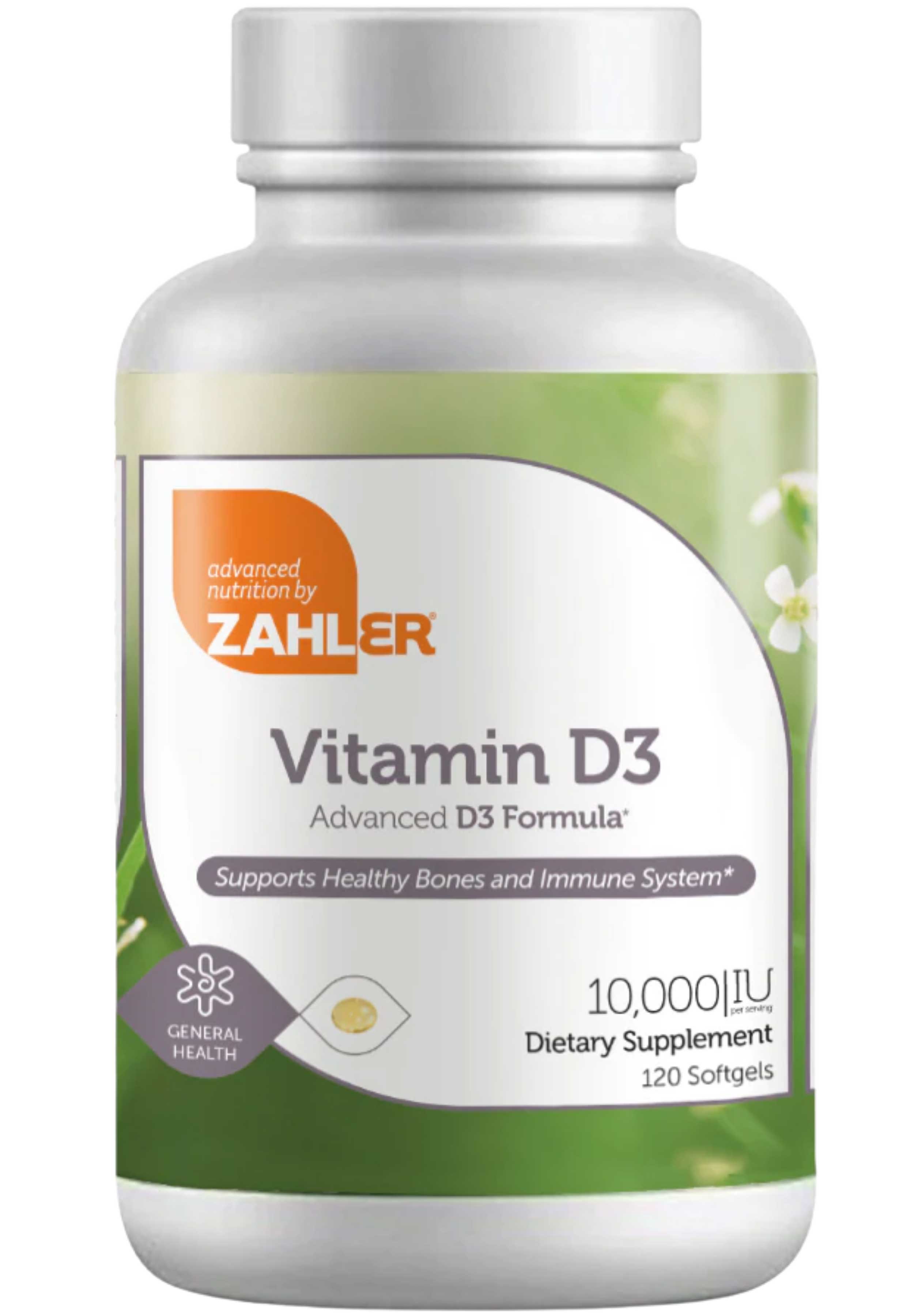Advanced Nutrition By Zahler Vitamin D3 10,000 IU Softgels