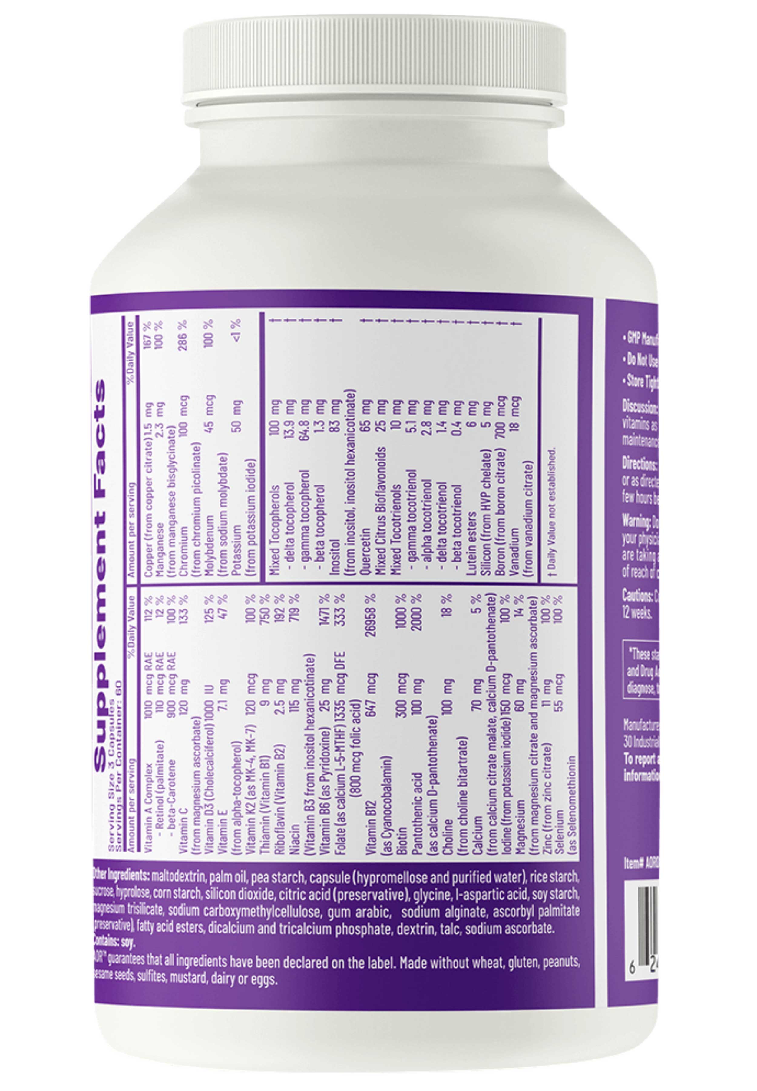 Advanced Orthomolecular Research Multi Basics 3 Ingredients