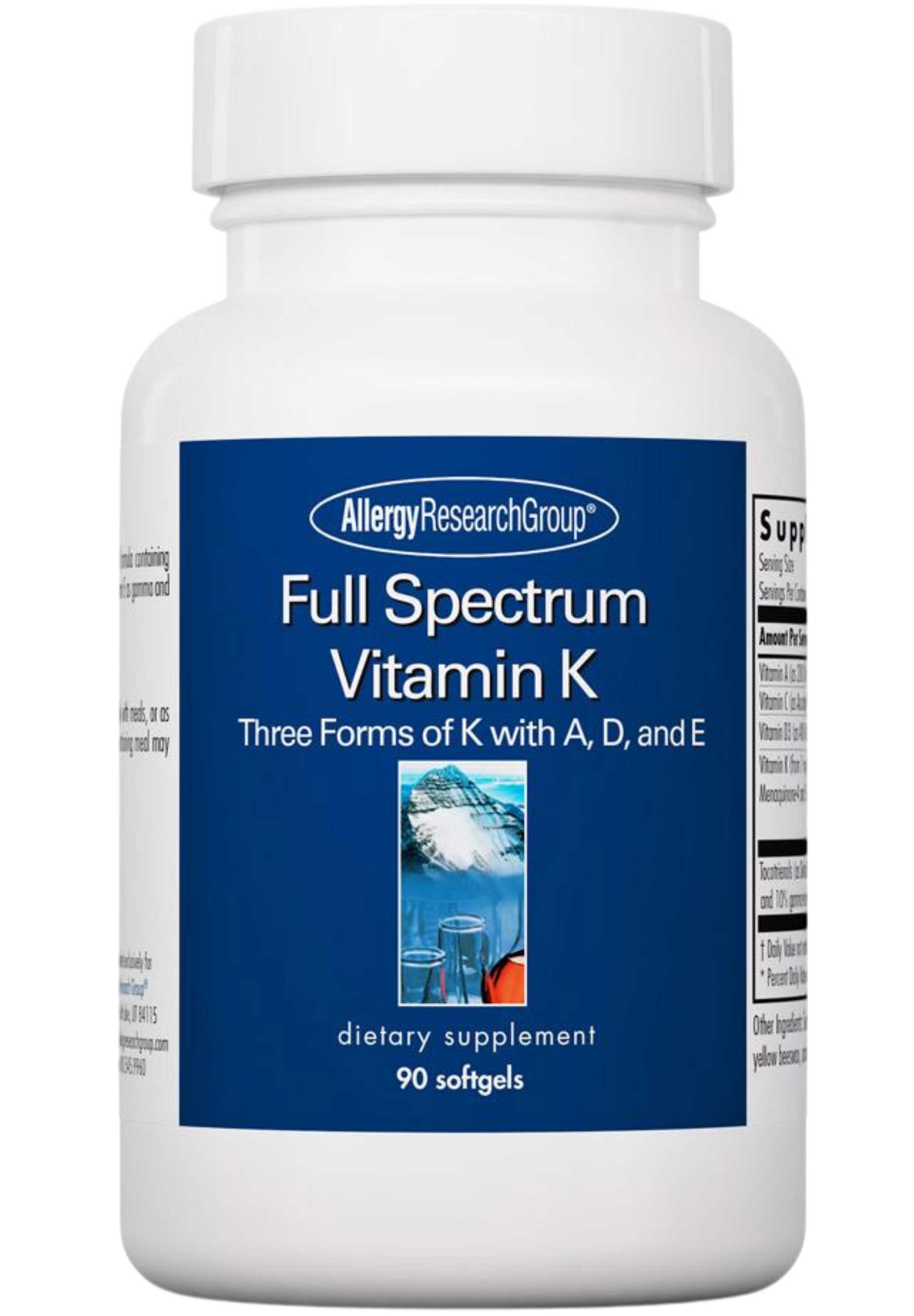 Allergy Research Group Full Spectrum Vitamin K