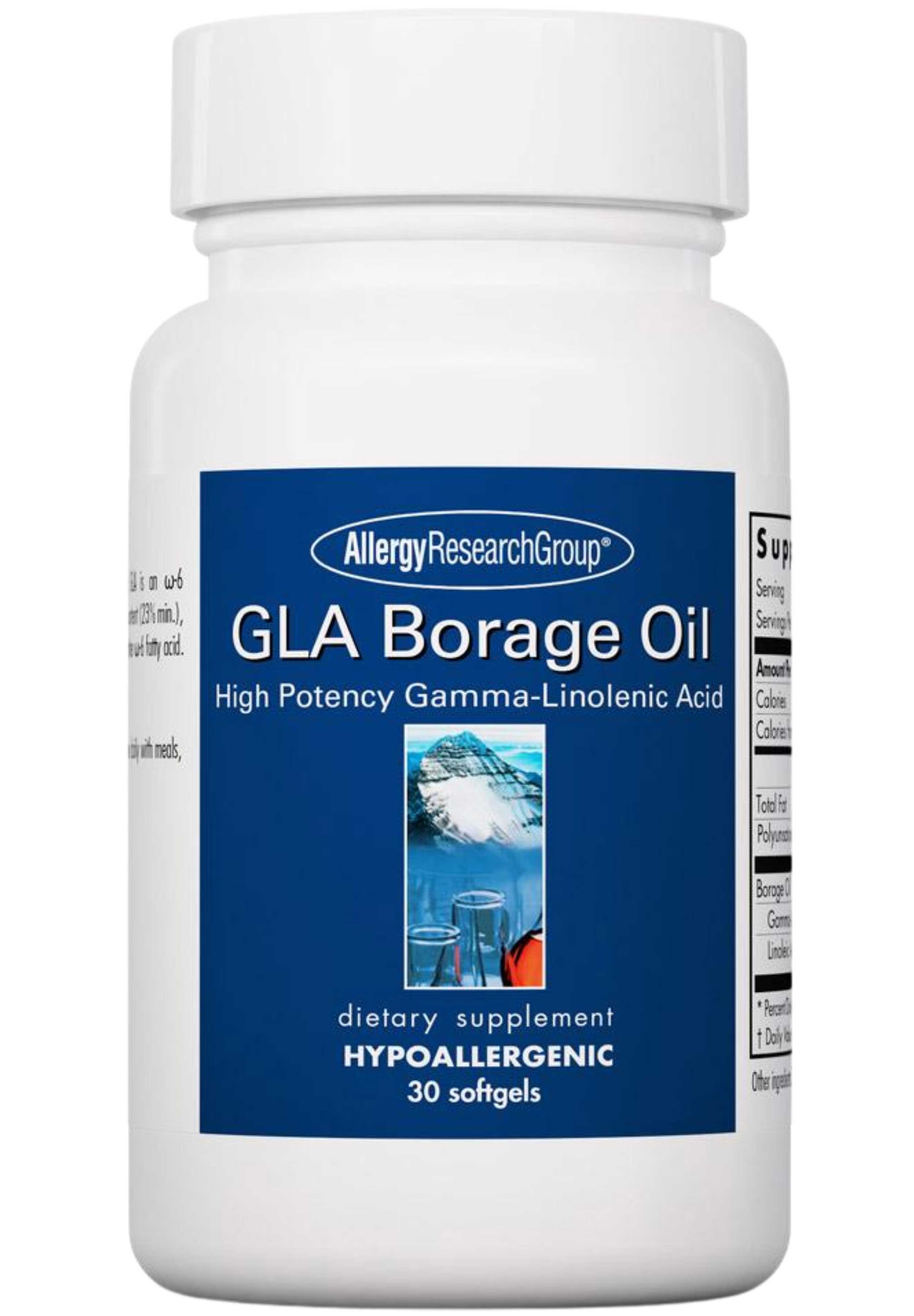 Allergy Research Group GLA Borage Oil