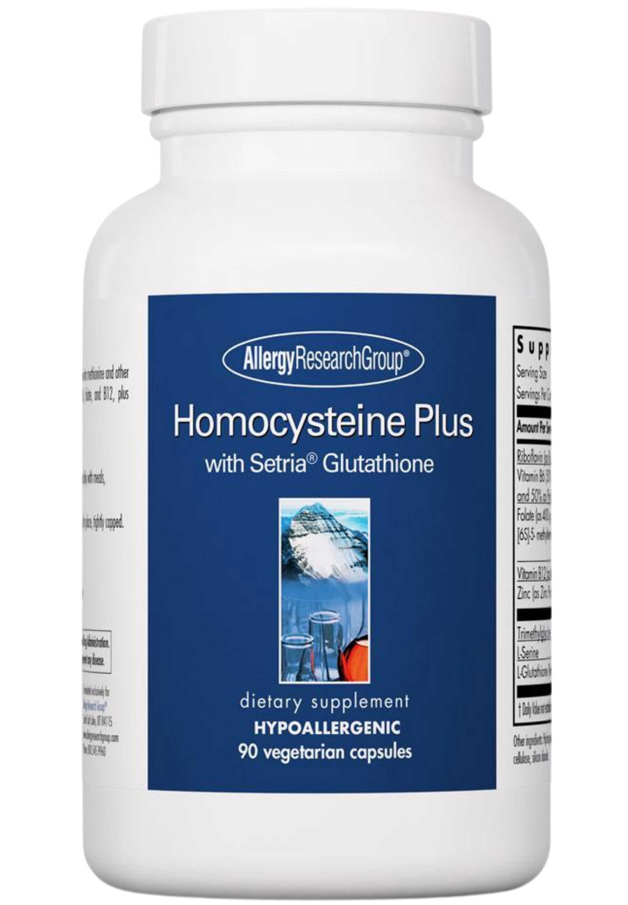 Allergy Research Group Homocysteine Plus