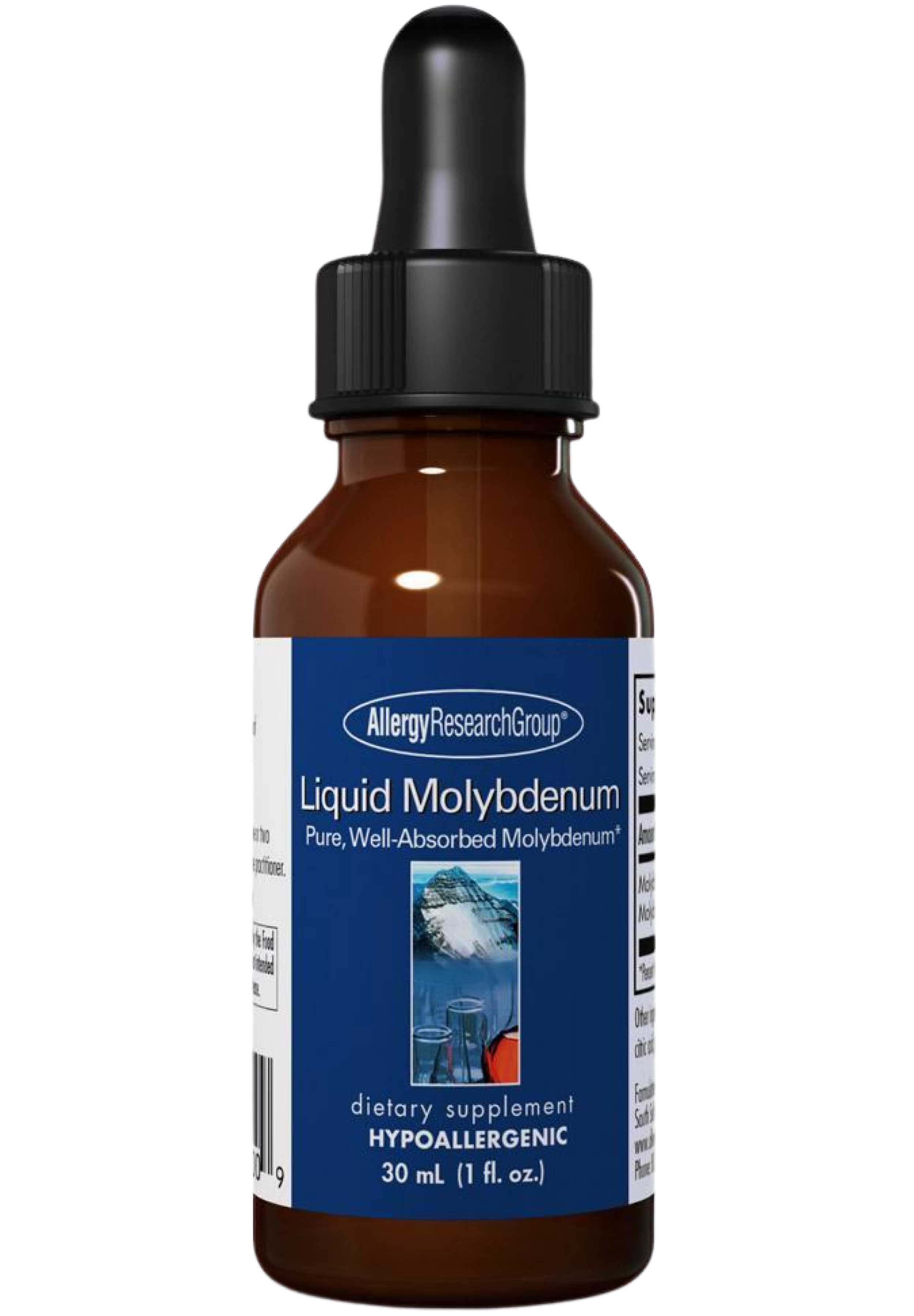 Allergy Research Group Liquid Molybdenum