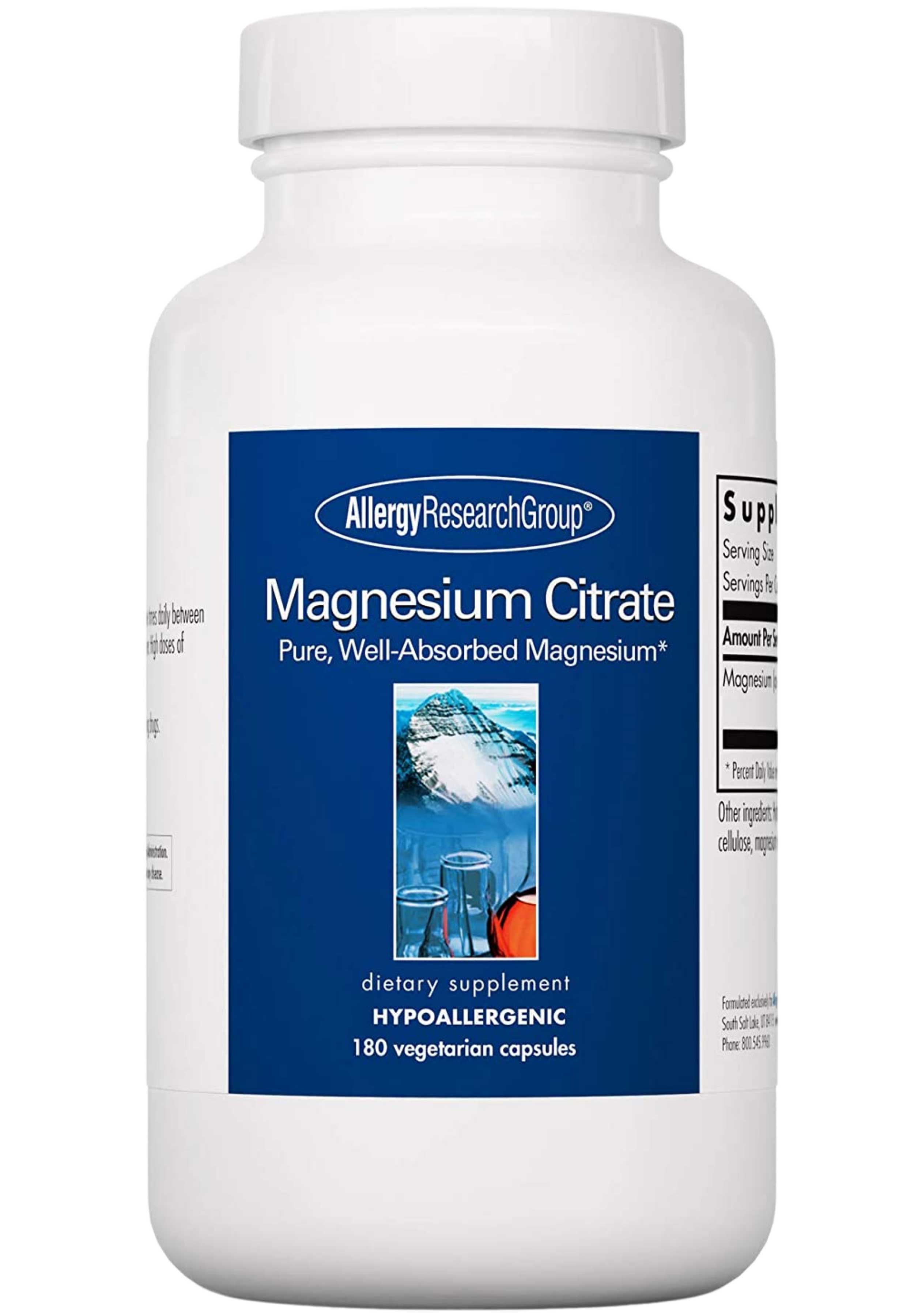 Allergy Research Group Magnesium Citrate
