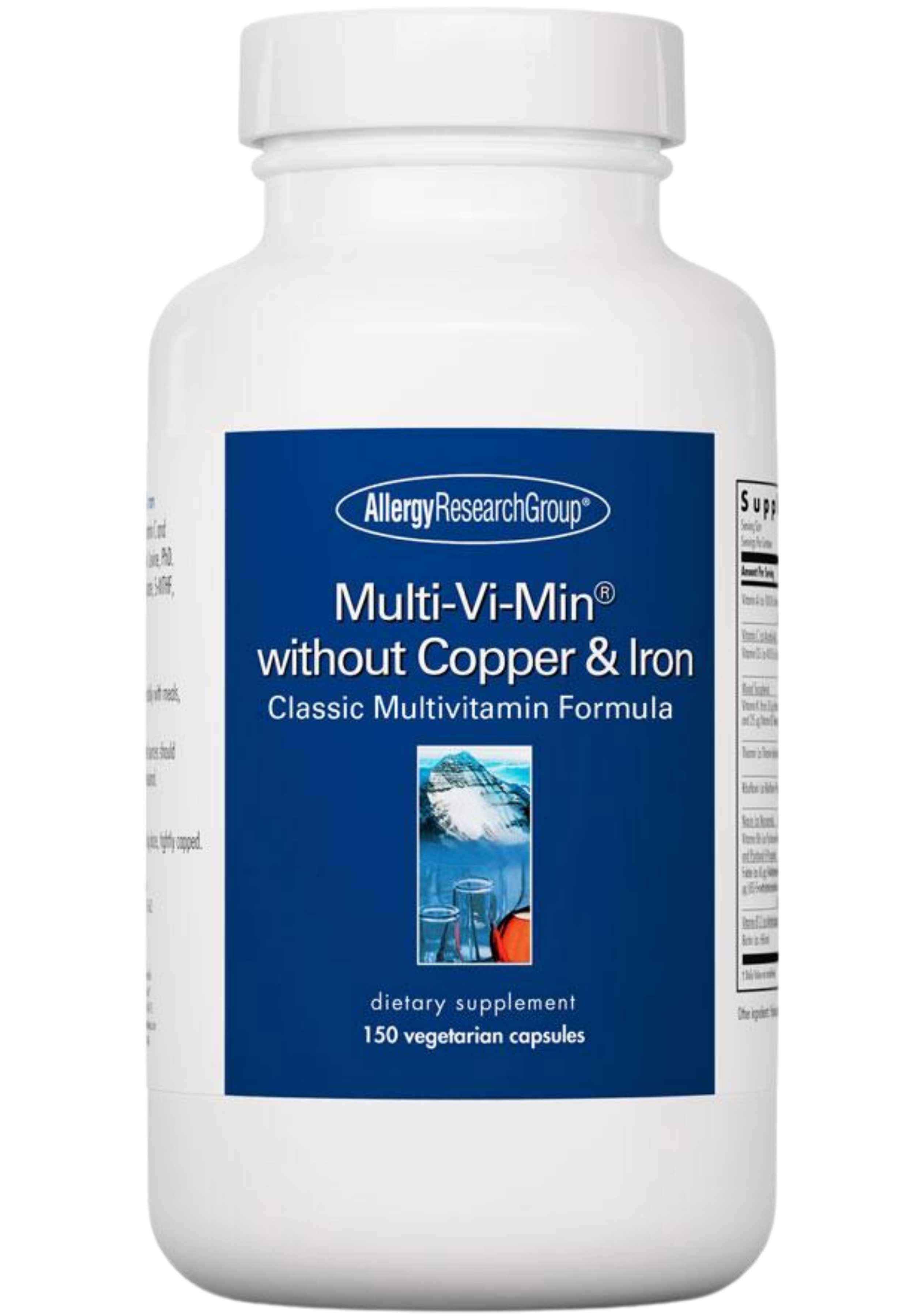 Allergy Research Group Multi-Vi-Min without Copper & Iron
