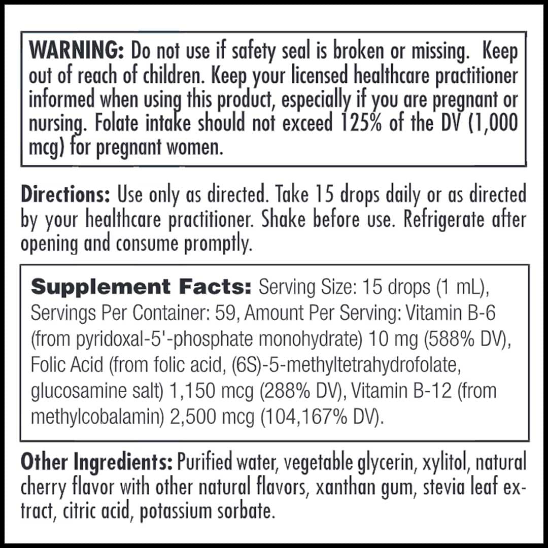 BioGenesis Methyl Factors Ingredients
