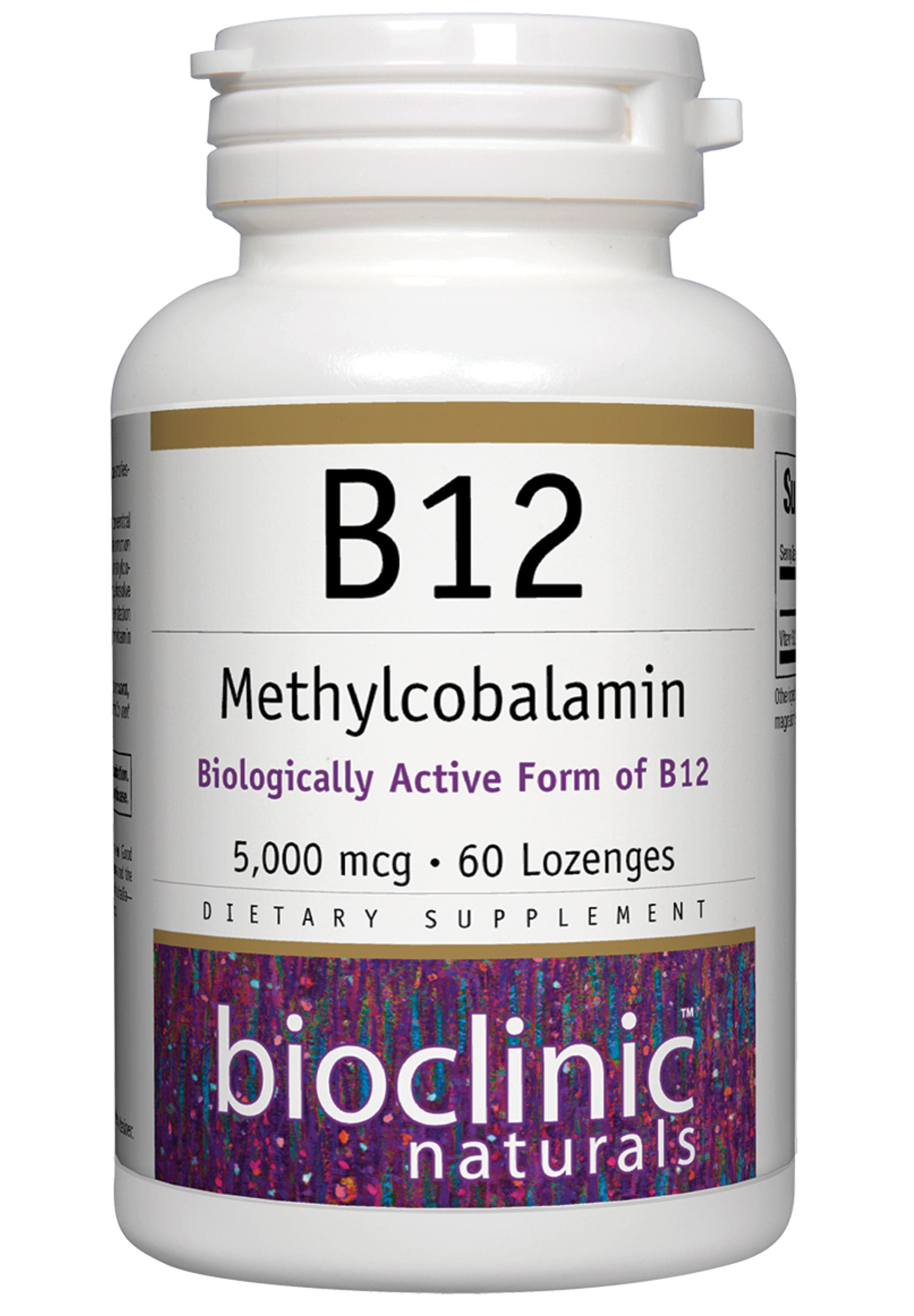 Bioclinic Naturals B12 Methylcobalamin 5000 mcg