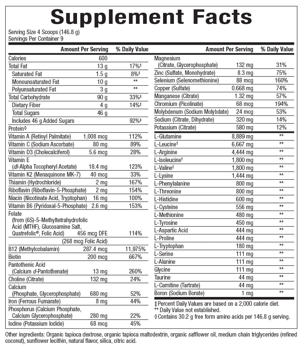 Bioclinic Naturals ElementalAll Biological Diet Ingredients