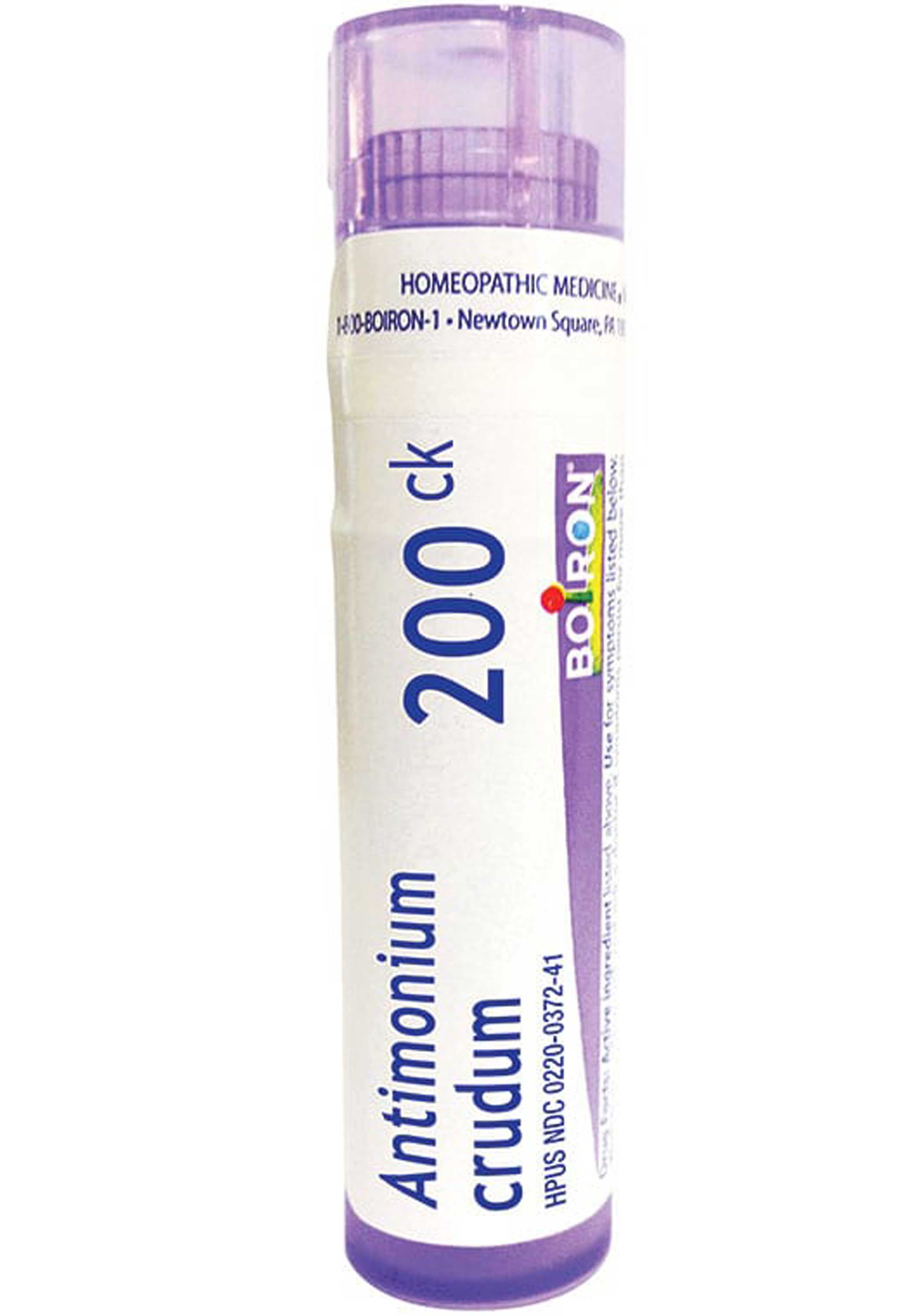 Boiron Homeopathics Antimonium crudum