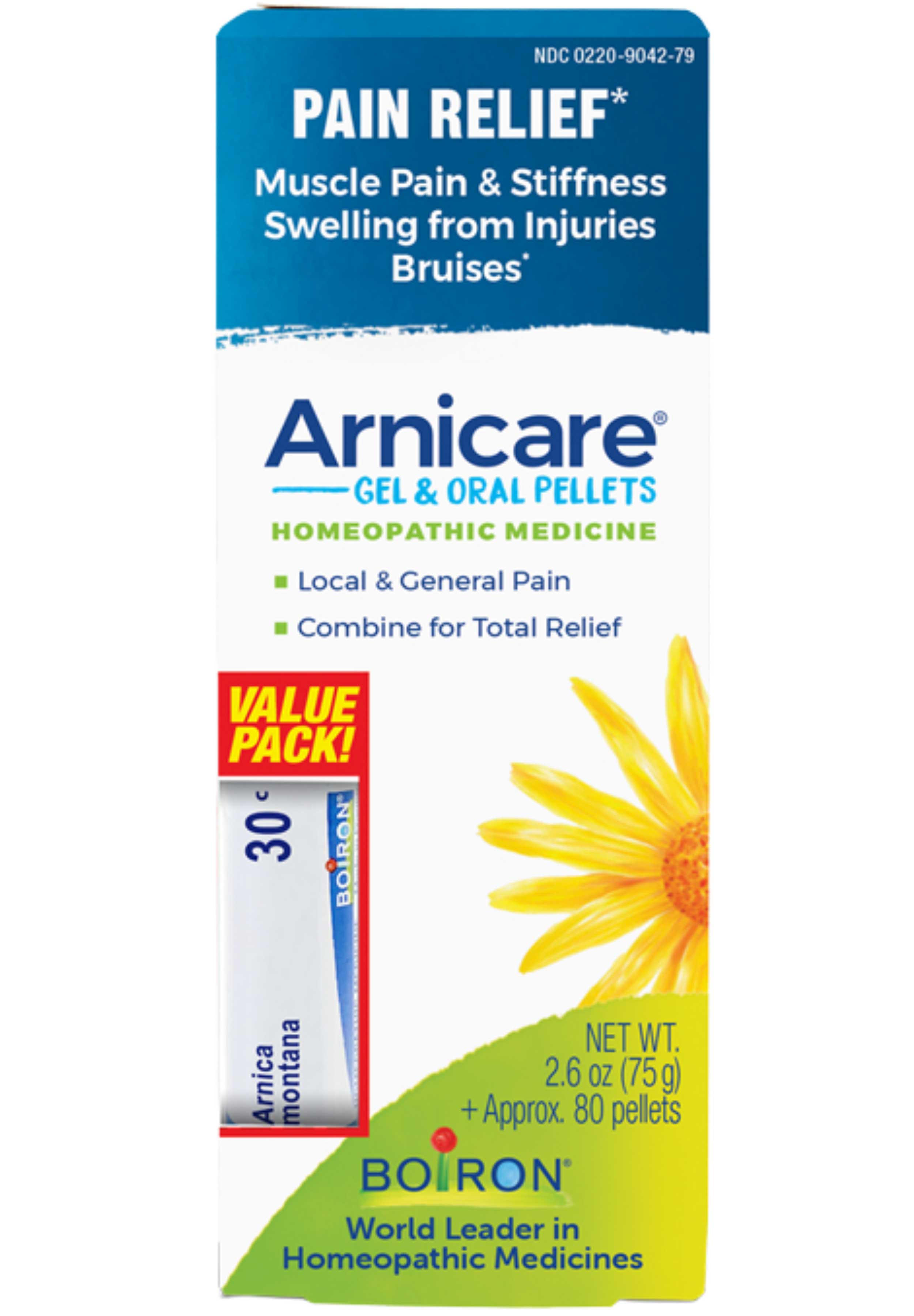 Boiron Homeopathics Arnicare Gel & Oral Pellets