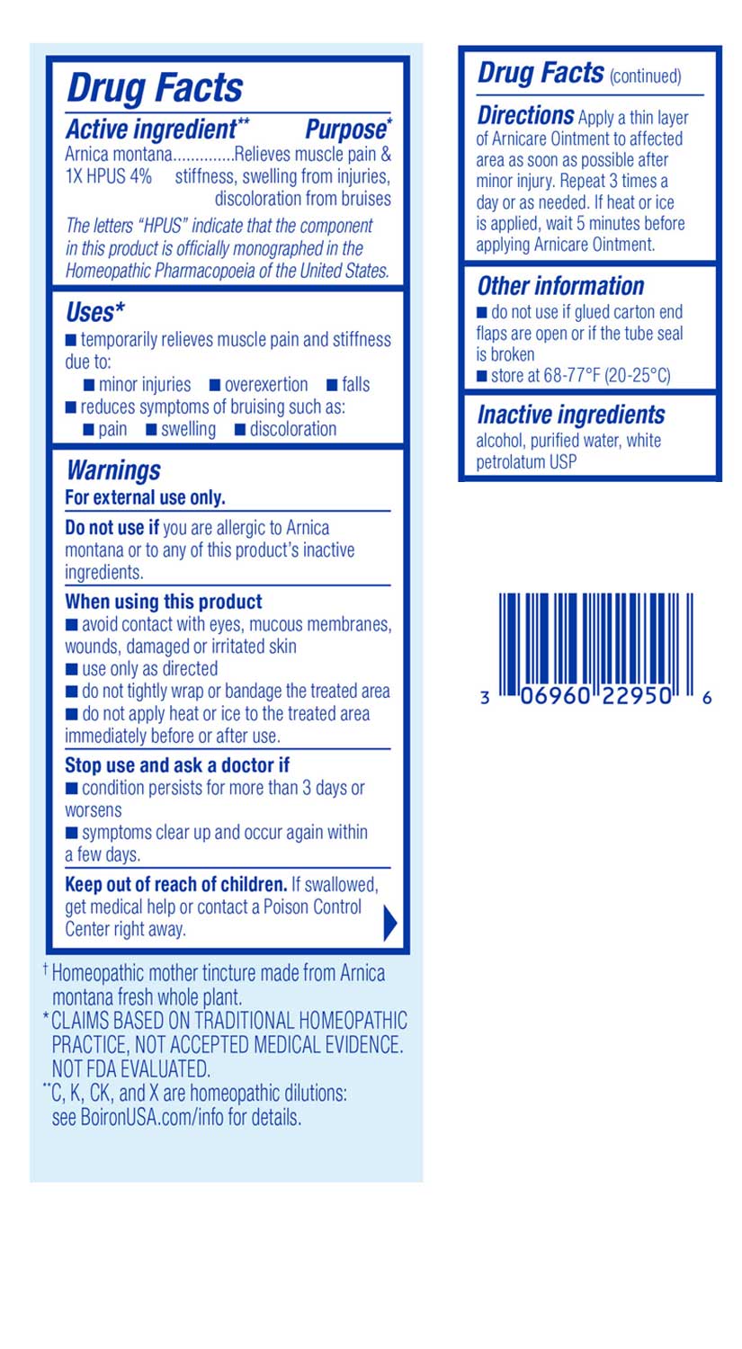 Boiron Homeopathics Arnicare Ointment Ingredients