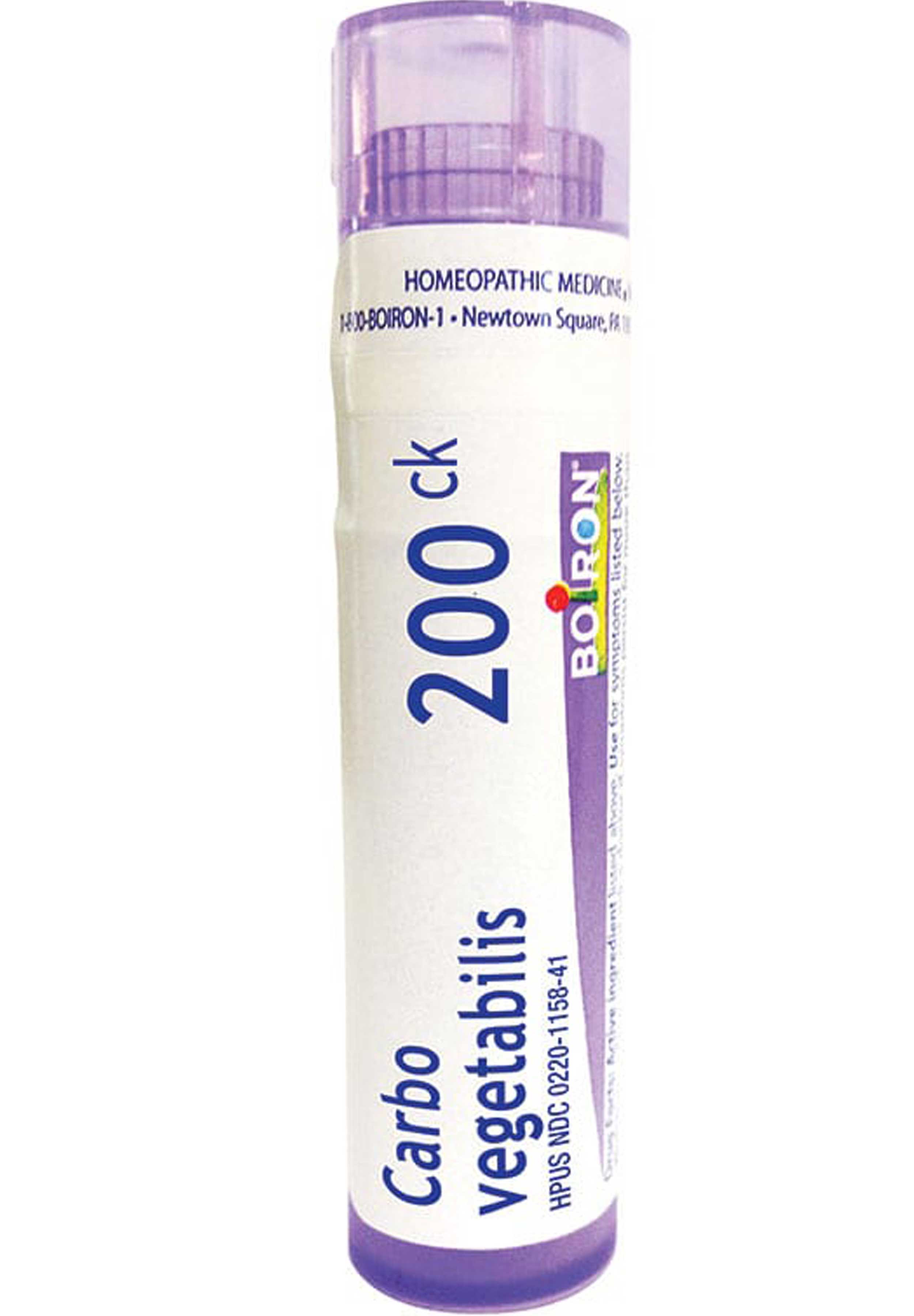 Boiron Homeopathics Carbo Vegetabilis