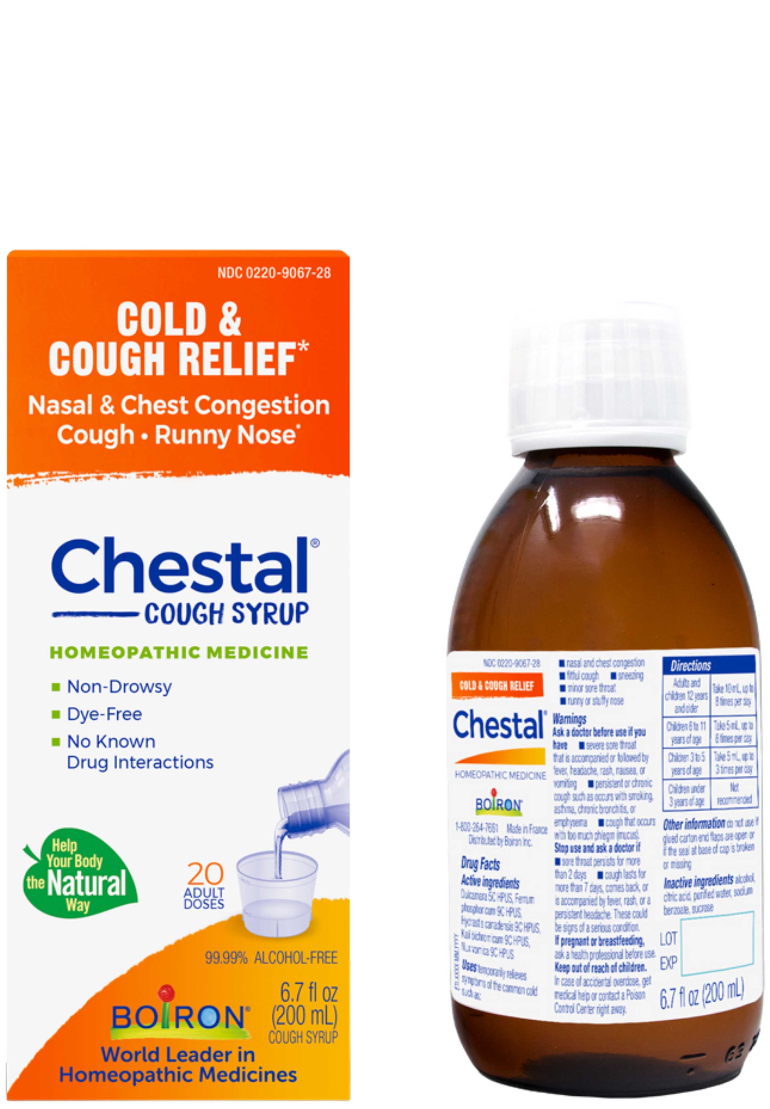 Boiron Homeopathics Chestal Adult Cough & Cold