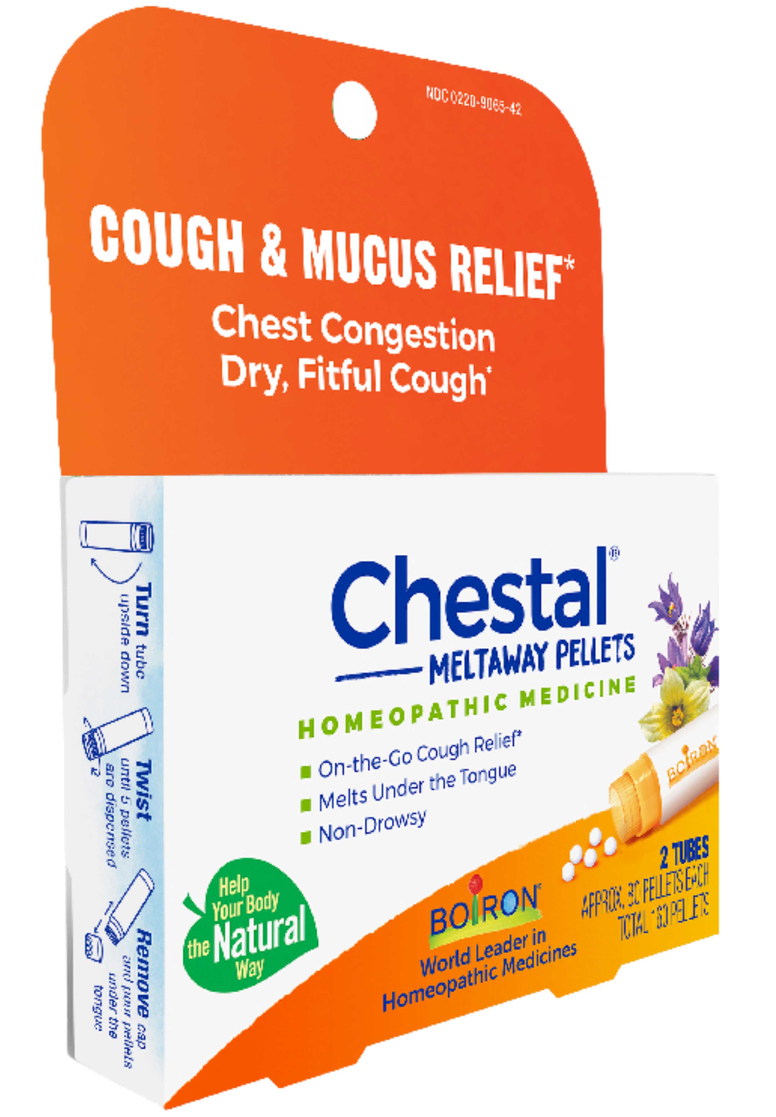 Boiron Homeopathics Chestal Meltaway Pellets