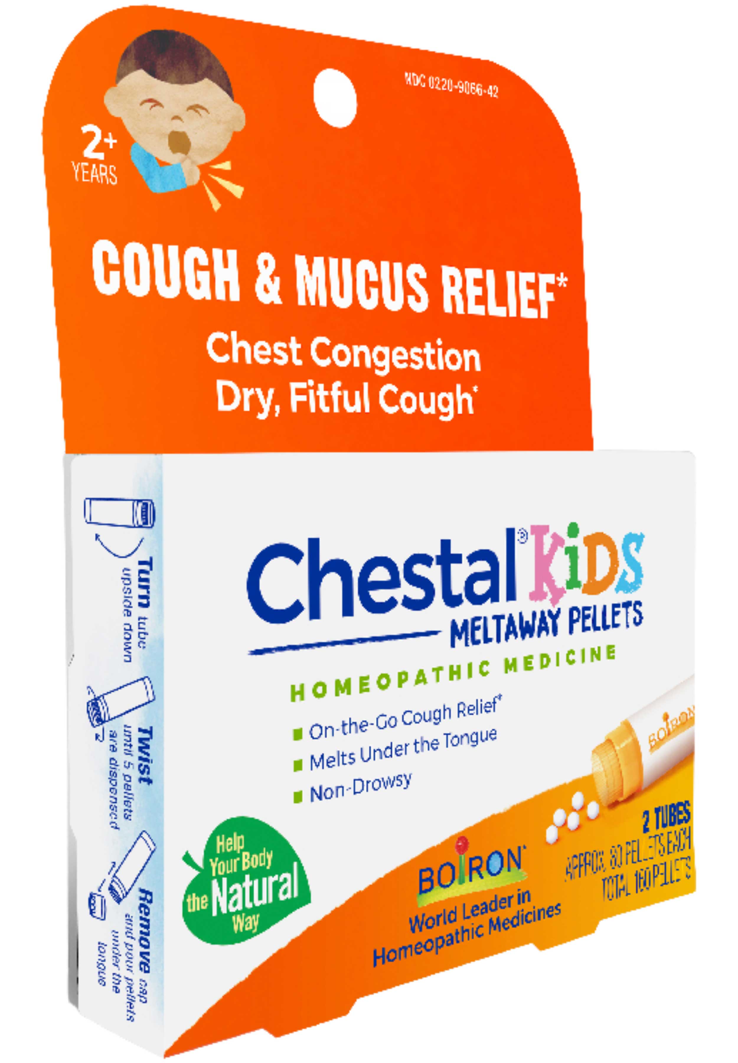 Boiron Homeopathics Chestal Meltaway Pellets Kids