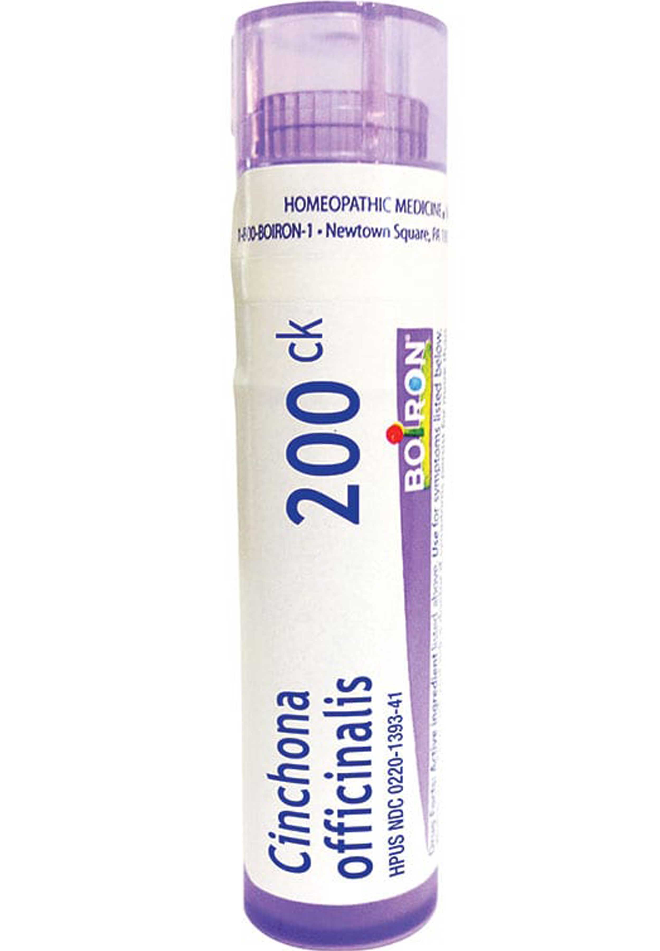 Boiron Homeopathics Cinchona Officinalis