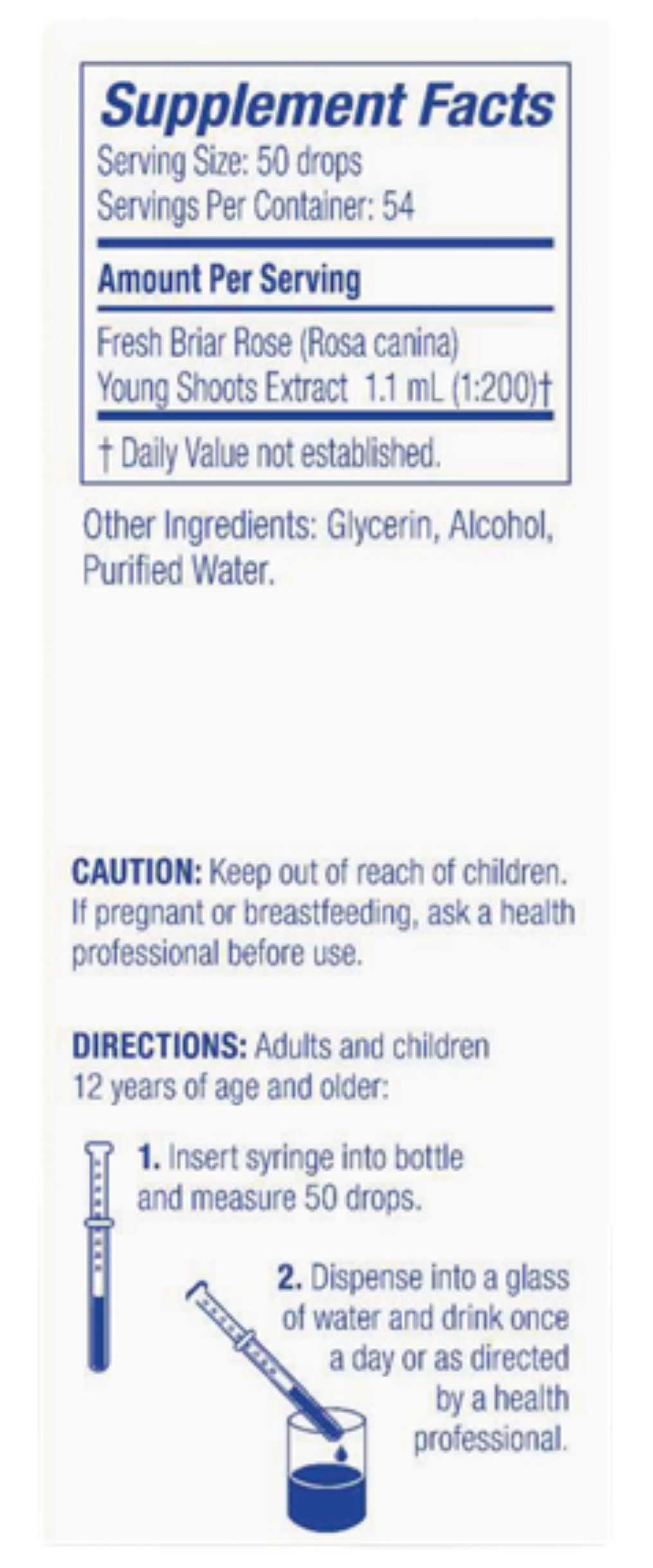 Boiron Homeopathics Gemmo Briar Rose Young Shoots Ingredients