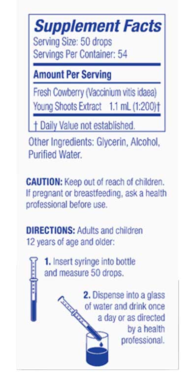 Boiron Homeopathics Gemmo Cowberry Young Shoots Ingredients