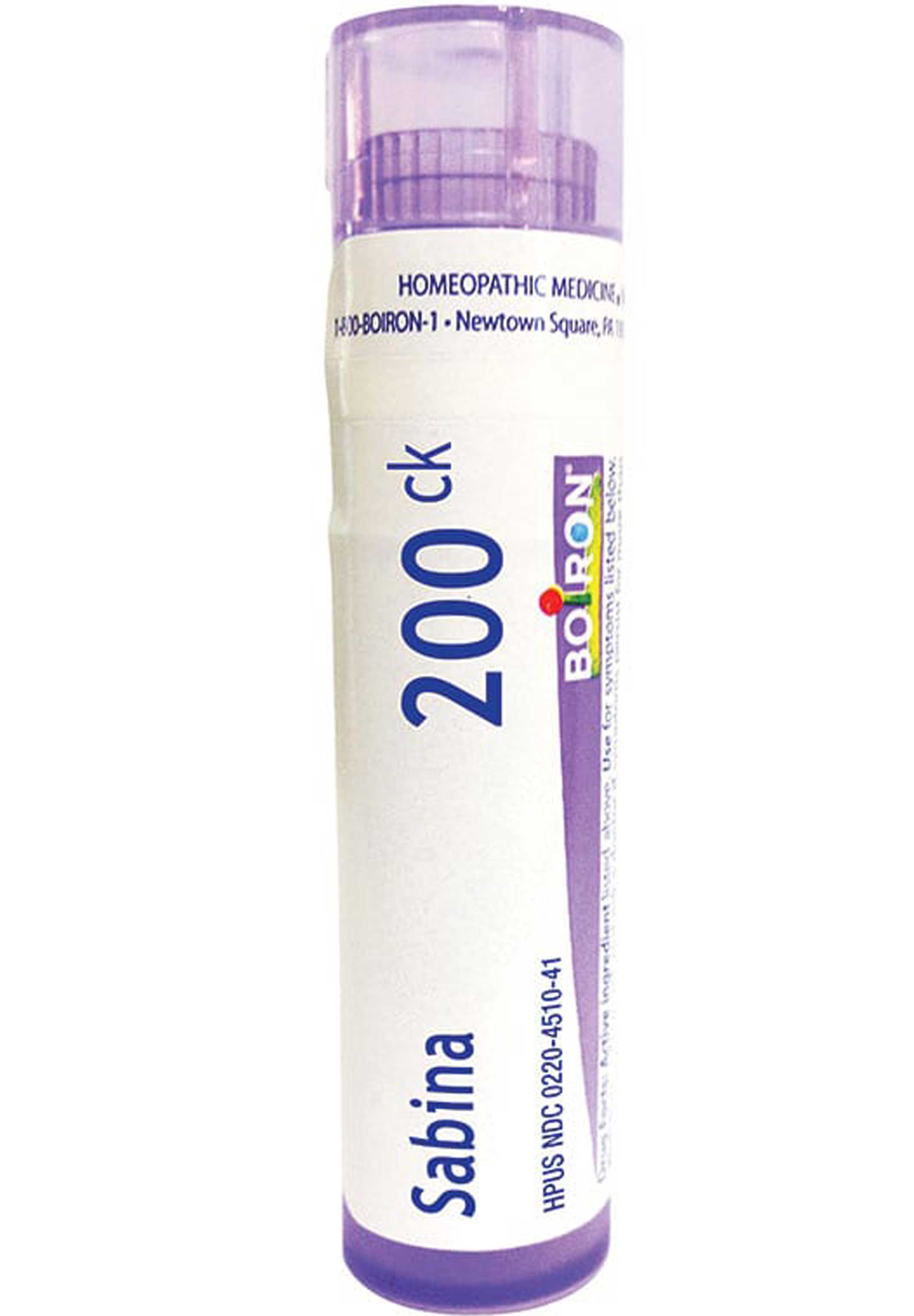 Boiron Homeopathics Sabina