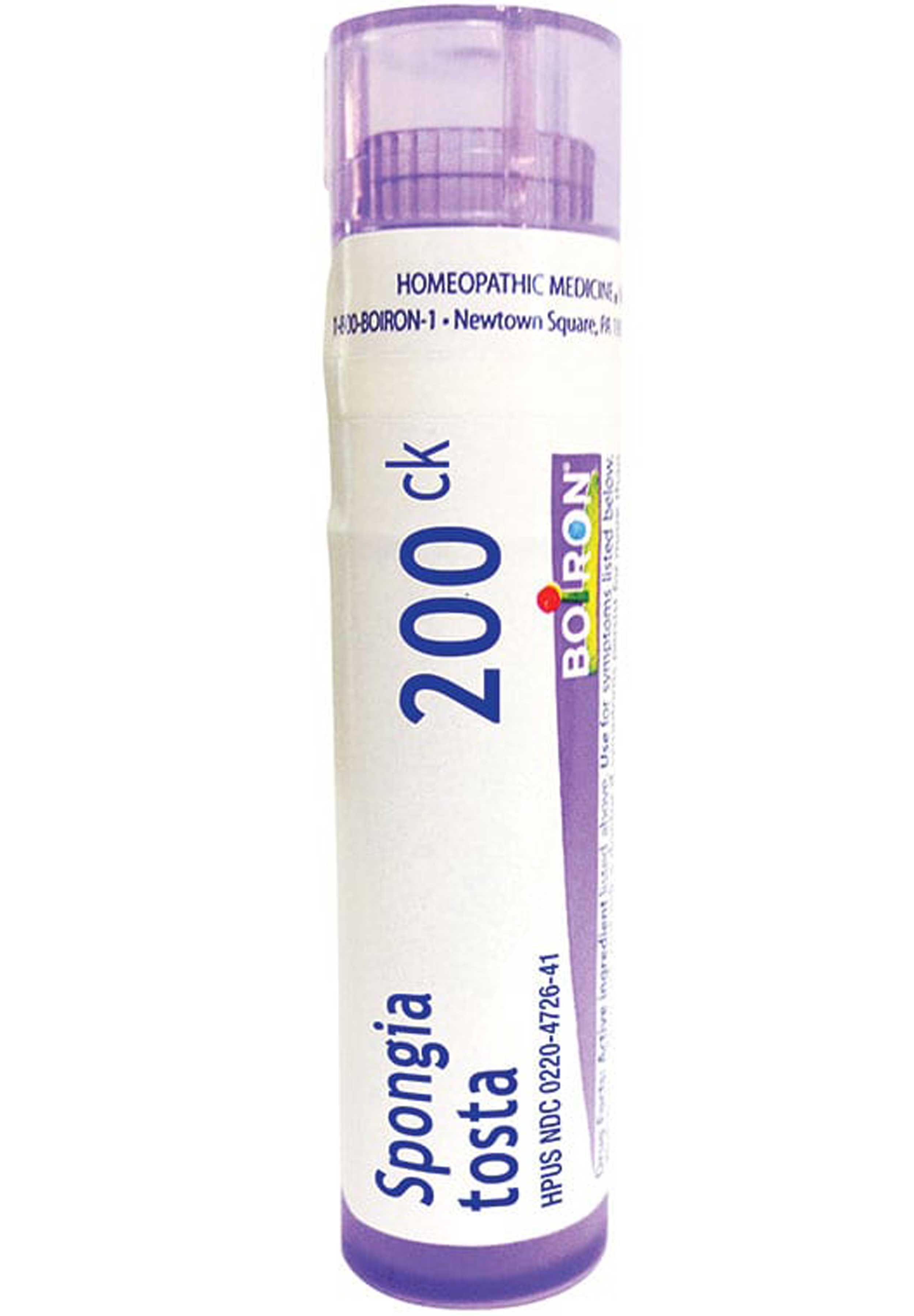 Boiron Homeopathics Spongia tosta