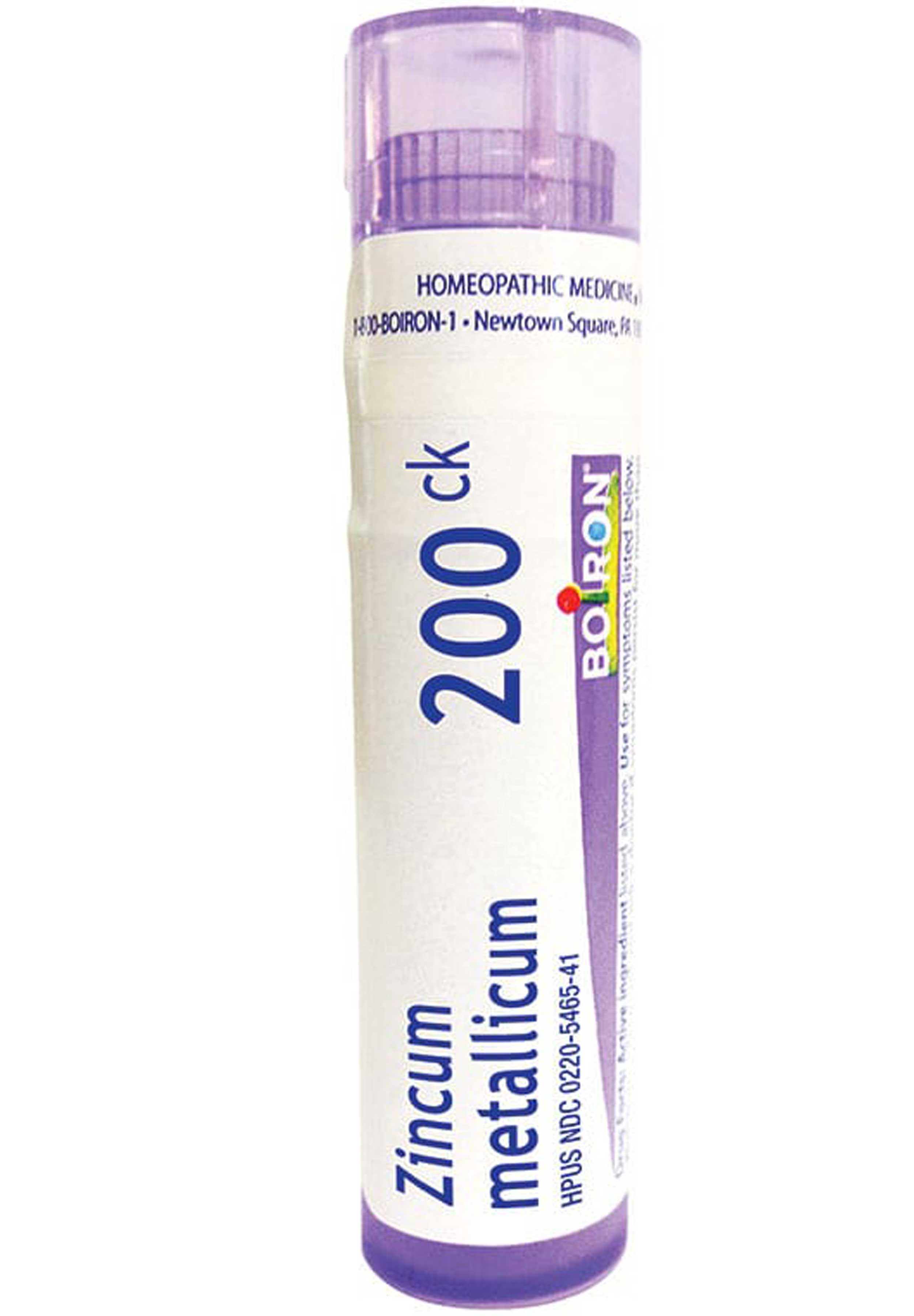 Boiron Homeopathics Zincum metallicum