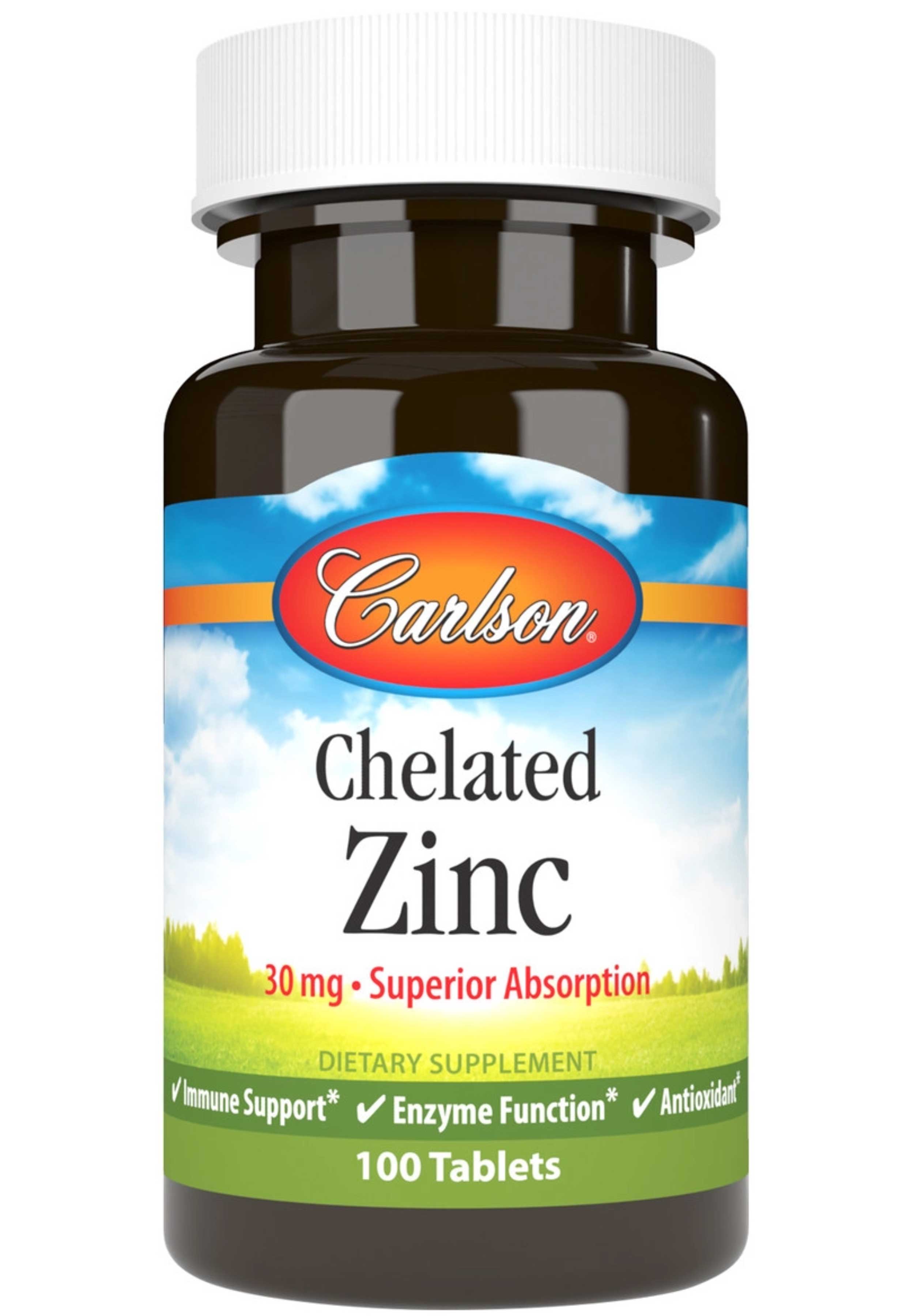Carlson Labs Chelated Zinc 30 mg