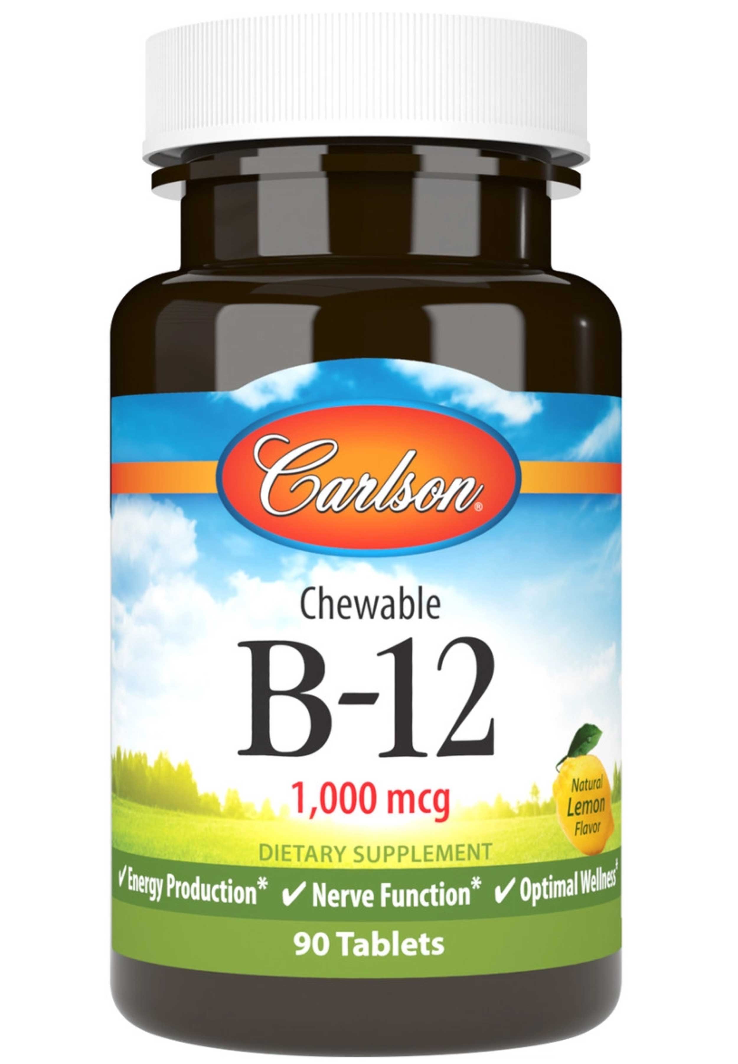 Carlson Labs Chewable B-12 1,000 mcg