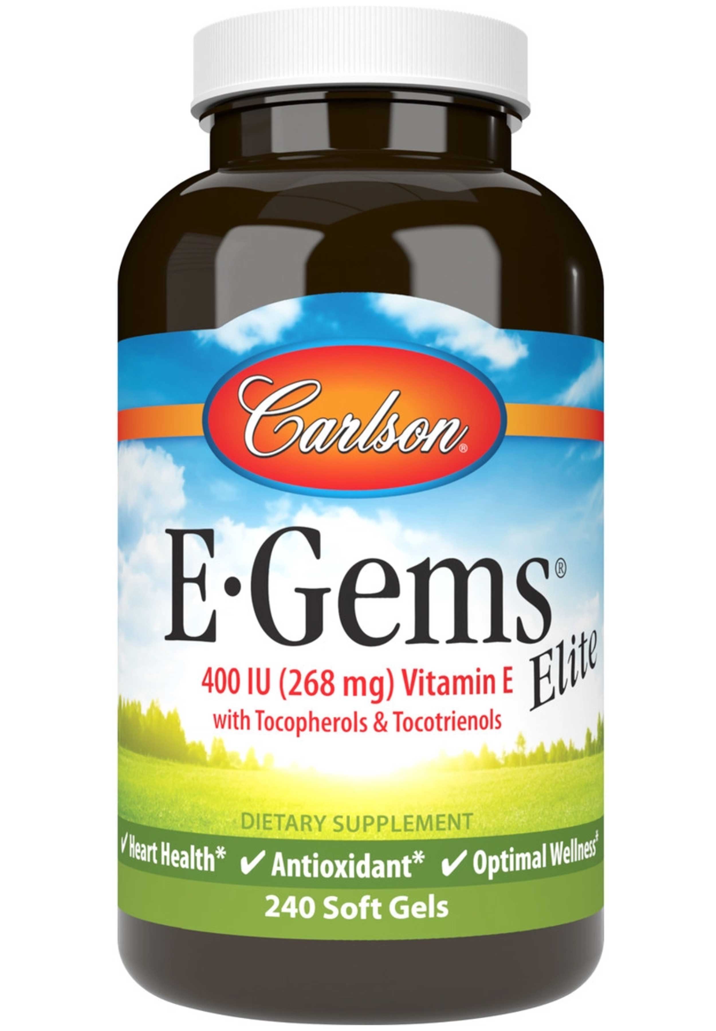 Carlson Labs E-Gems® Elite 400 IU