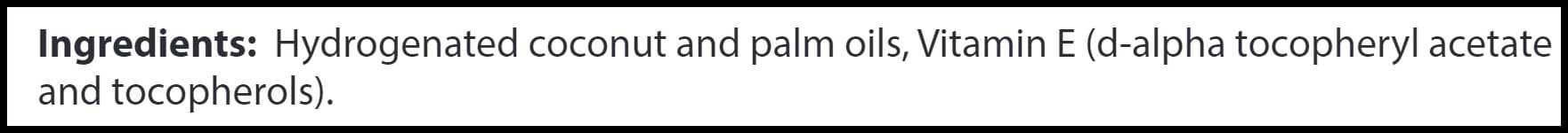 Carlson Labs Key-E® Suppositories Ingredients