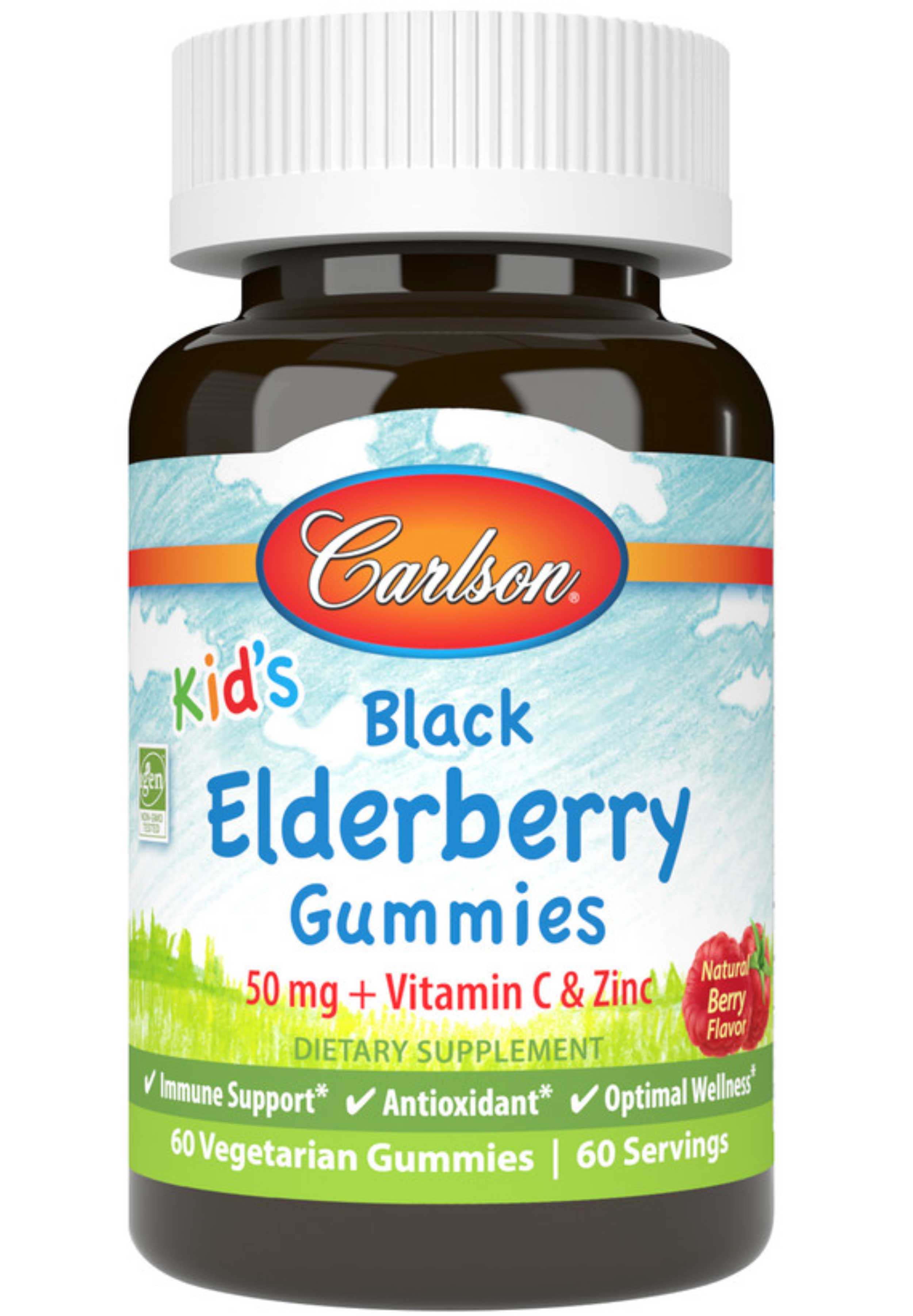 Carlson Labs Kid's Black Elderberry Gummies