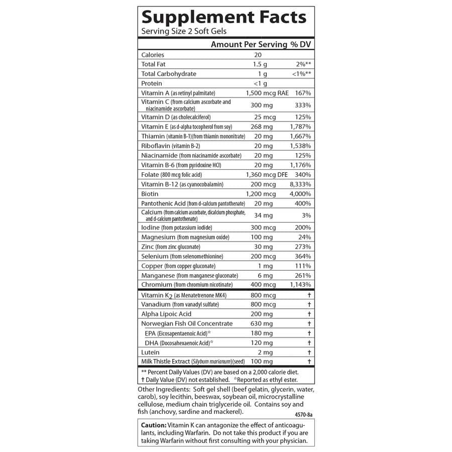 Carlson Labs Nutra Support Diabetes Ingredients