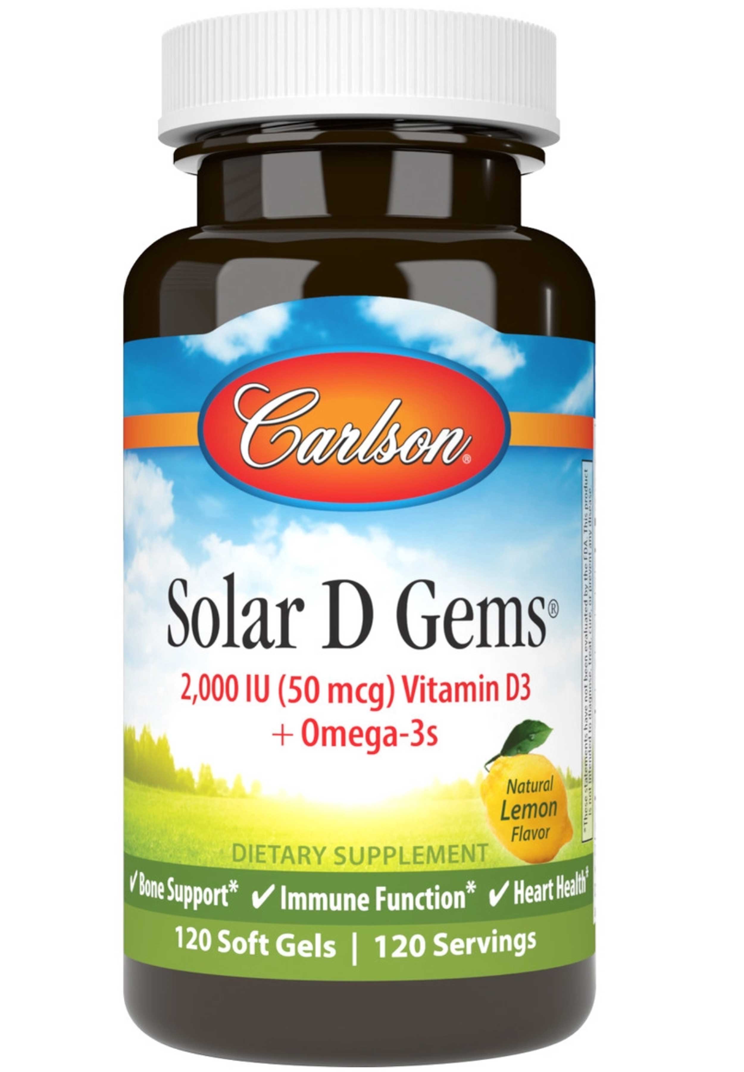 Carlson Labs Solar D Gems 2000 IU (50 mcg)