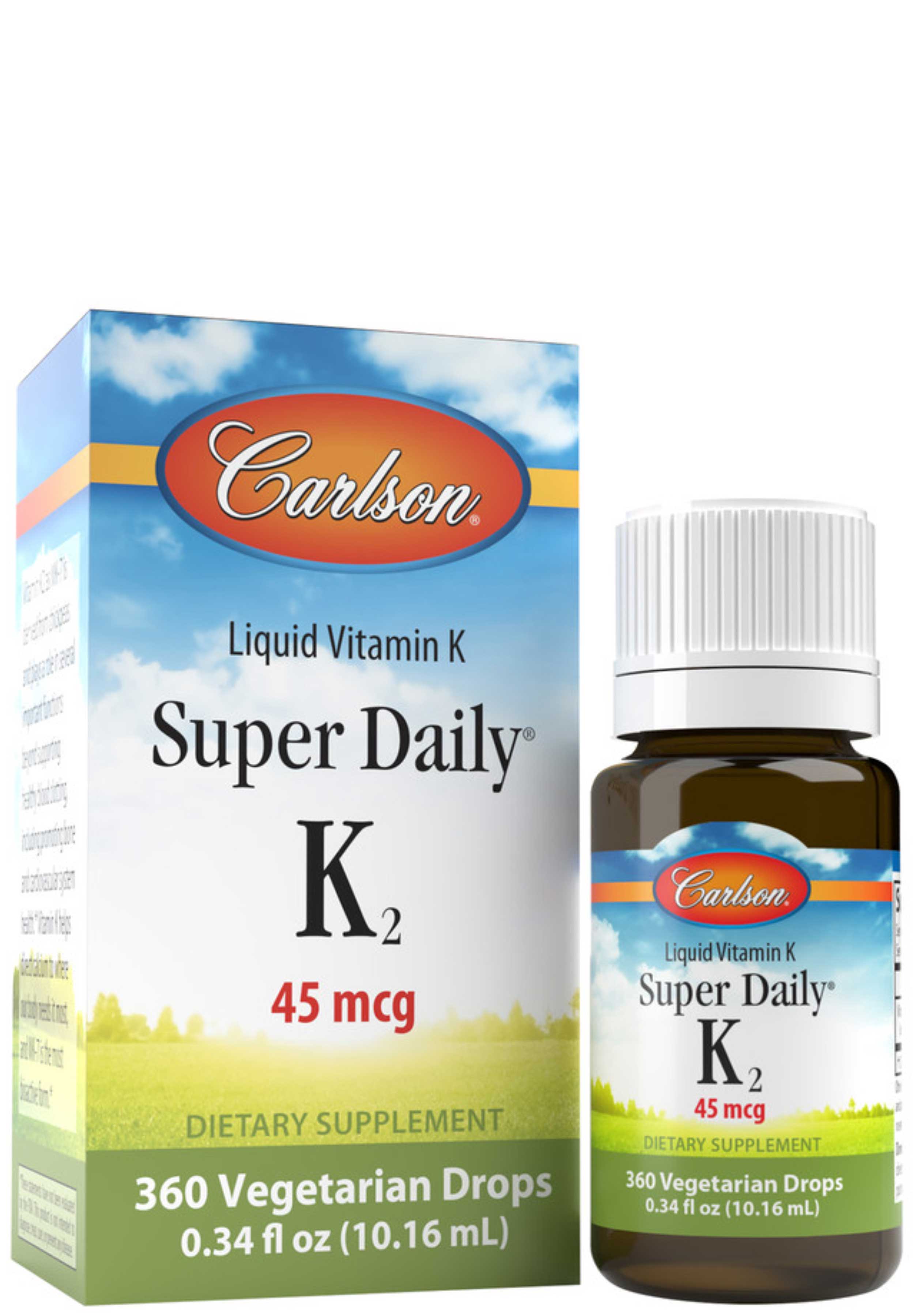 Carlson Labs Super Daily K2 45 mcg