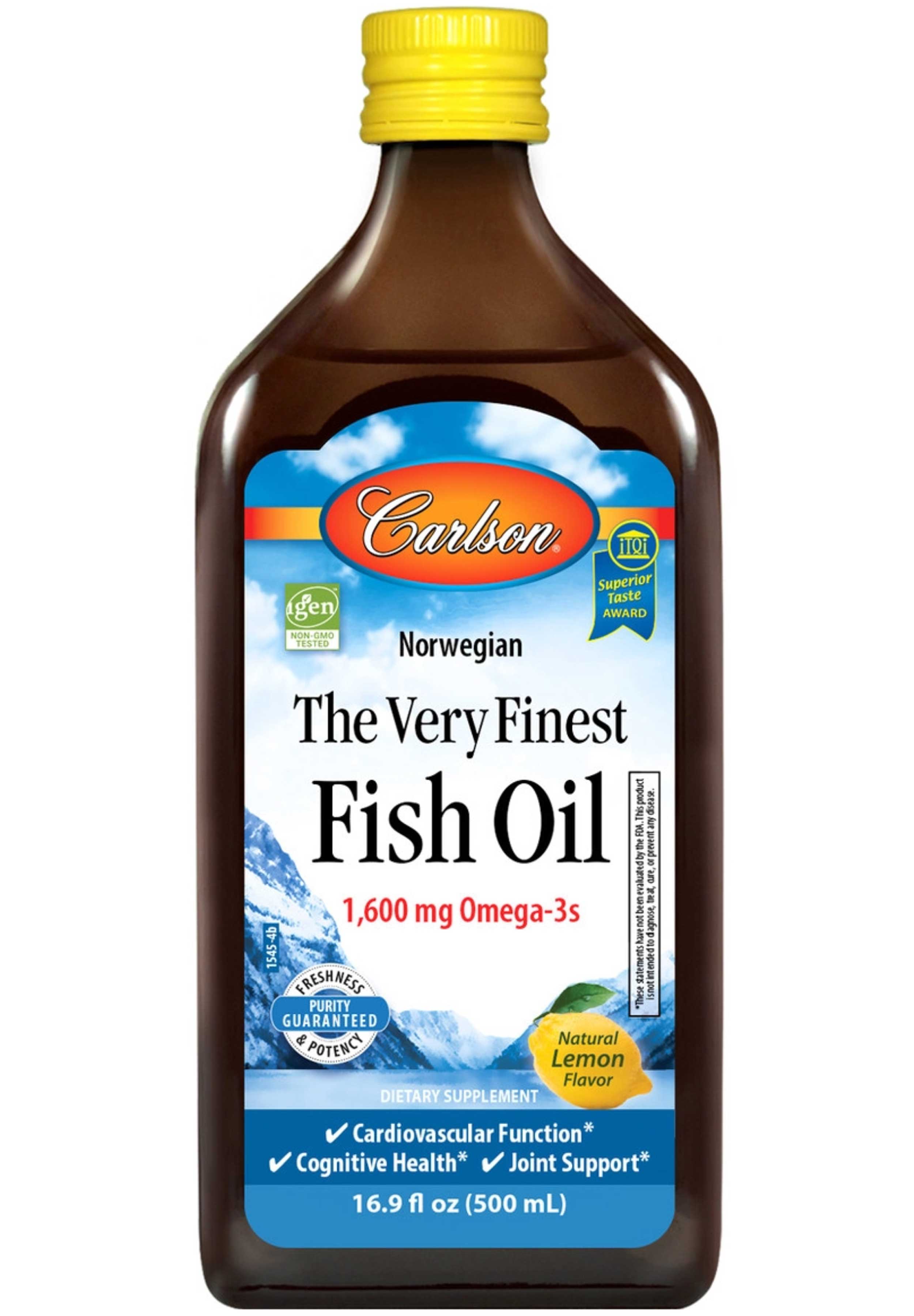 Carlson Labs The Very Finest Fish Oil™ 1,600 mg, Liquid