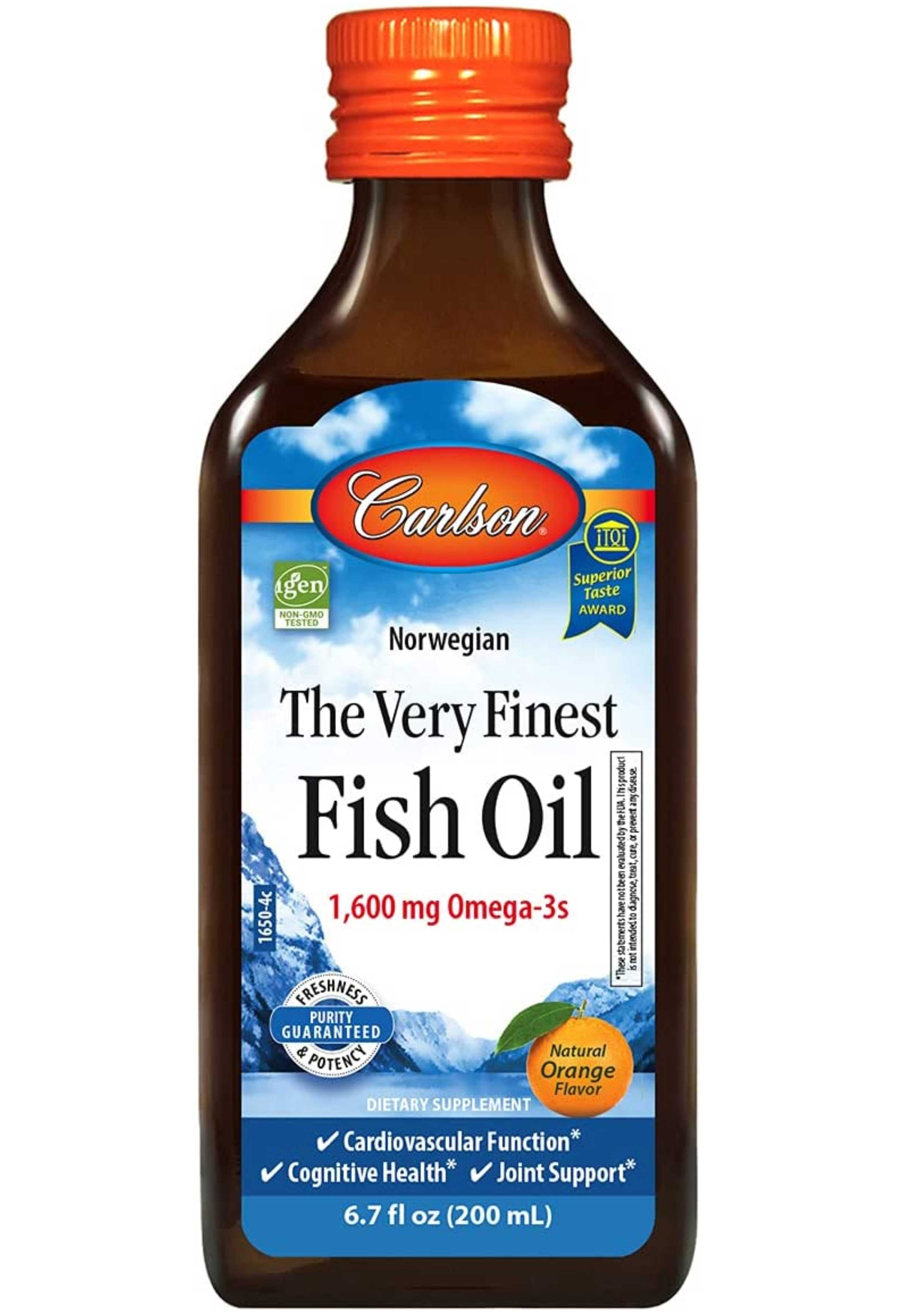 Carlson Labs The Very Finest Fish Oil™ 1,600 mg, Liquid