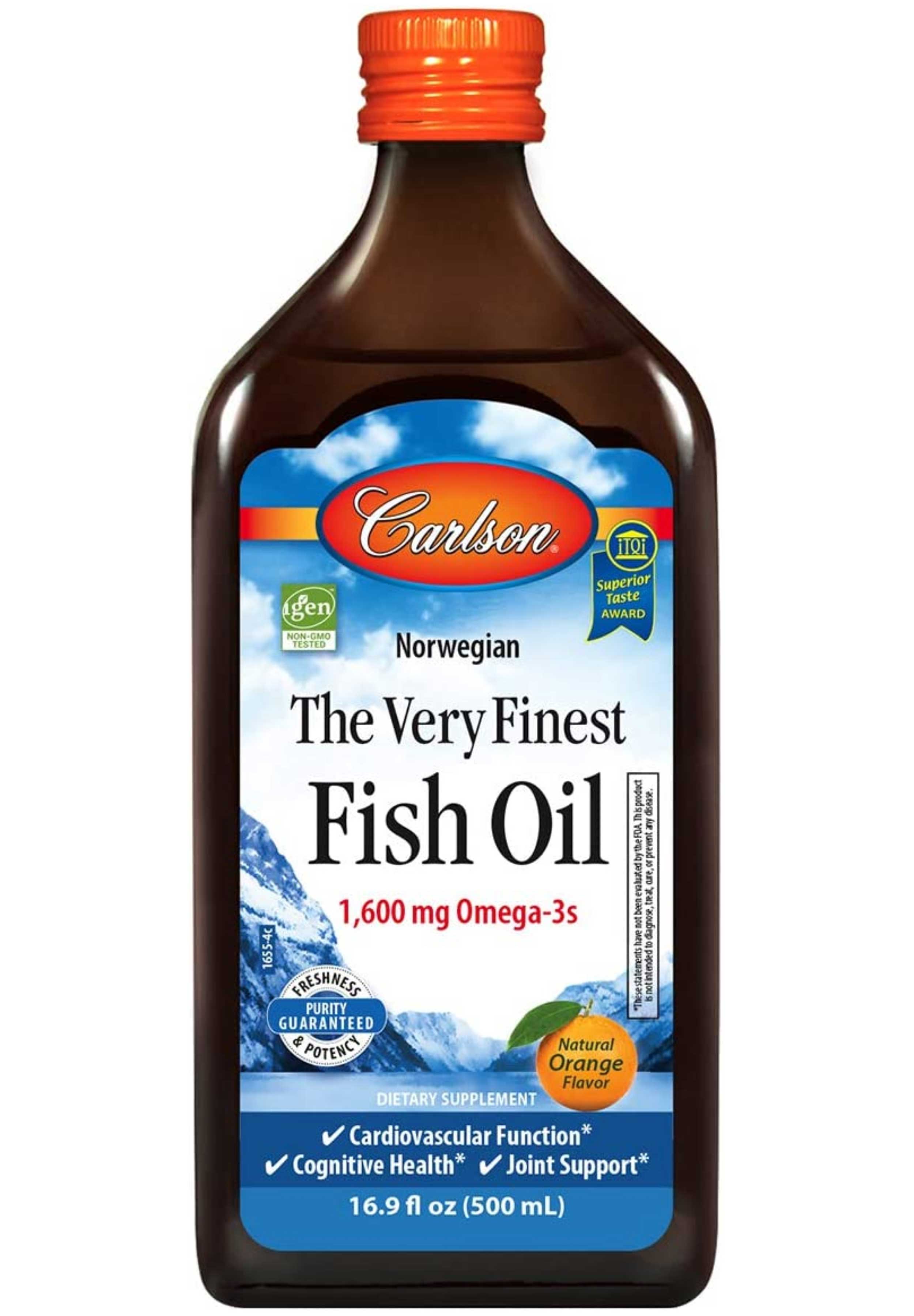 Carlson Labs The Very Finest Fish Oil™ 1,600 mg, Liquid