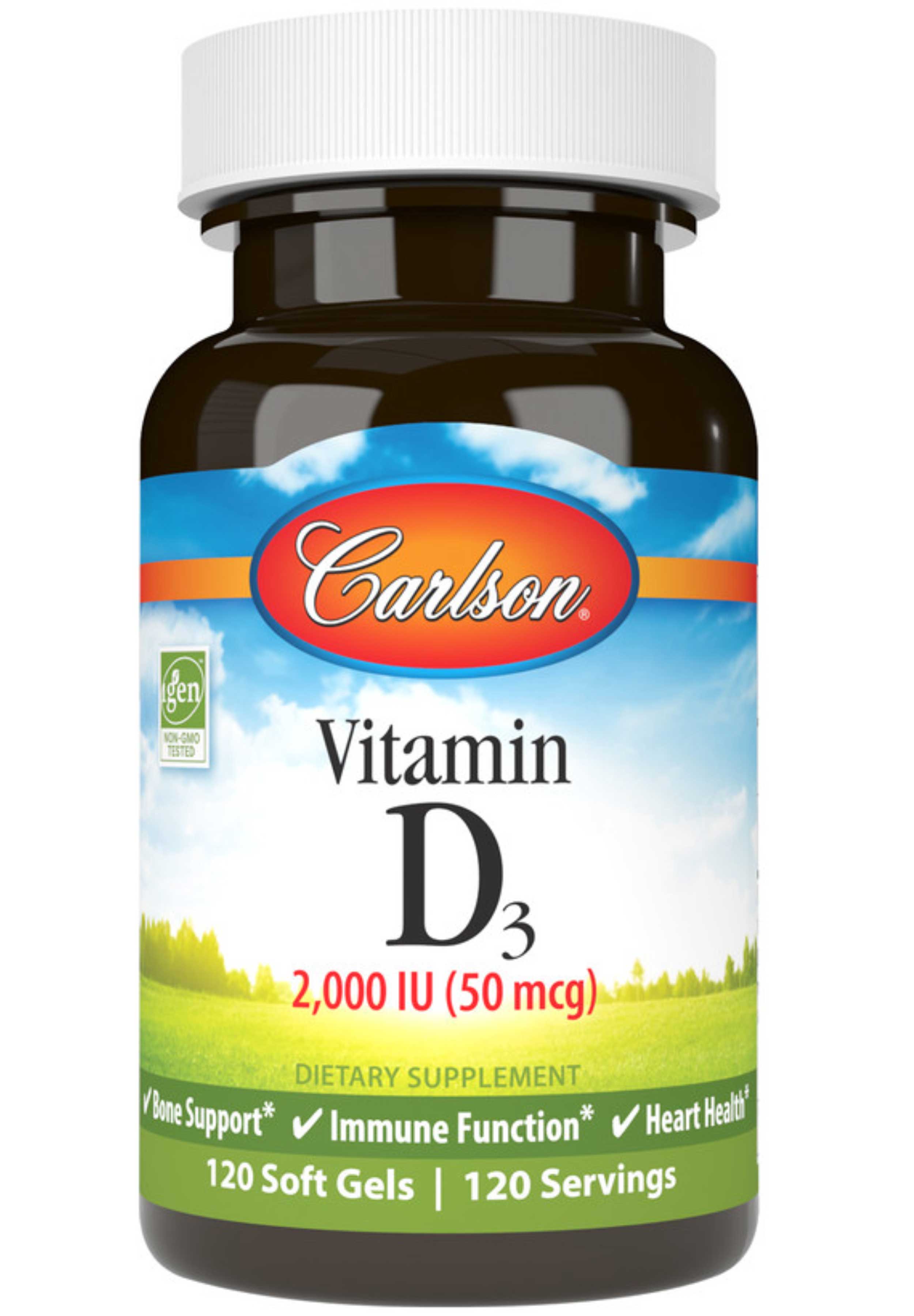 Carlson Labs Vitamin D3 2,000 IU (50 mcg)
