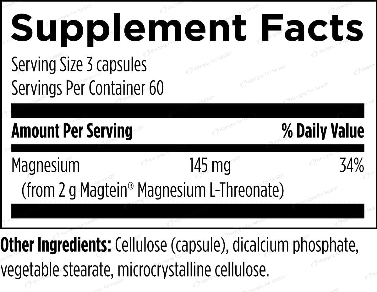 Designs for Health NeuroMag Ingredients