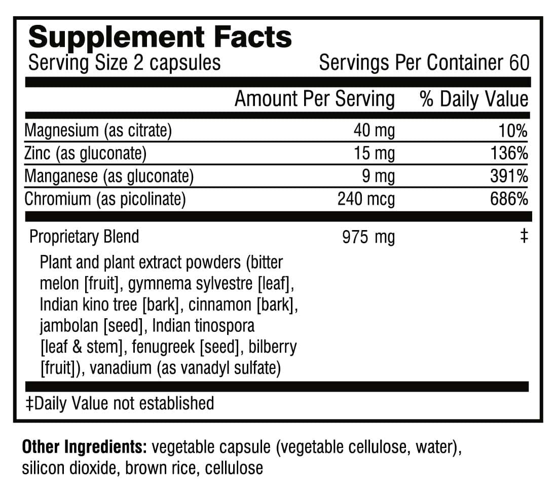 Doctor Wilson's Original Formulations Good Sugar Ingredients