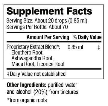 Doctor Wilson's Original Formulations Herbal Adrenal Support Formula Ingredients